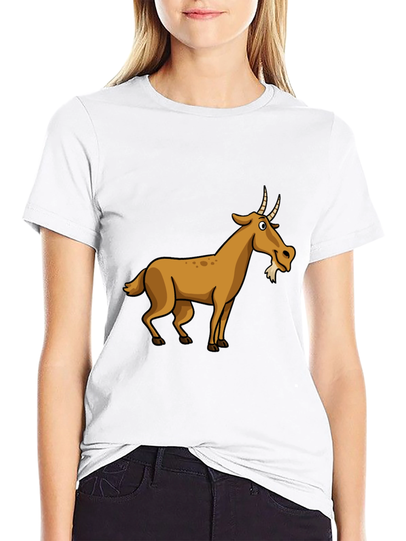 Goat Graphic Tee - Black T-Shirt