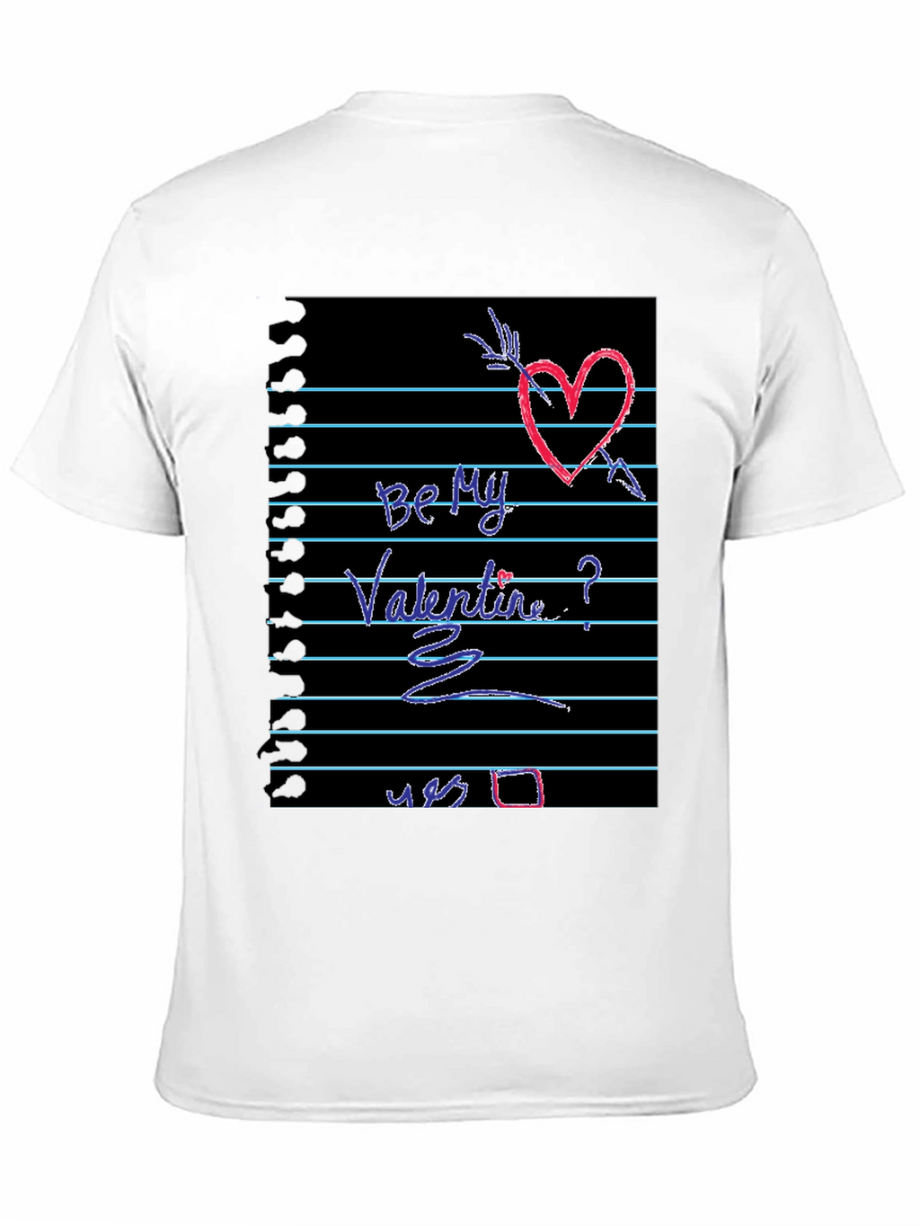Be My Valentine Heart Graphic Tee