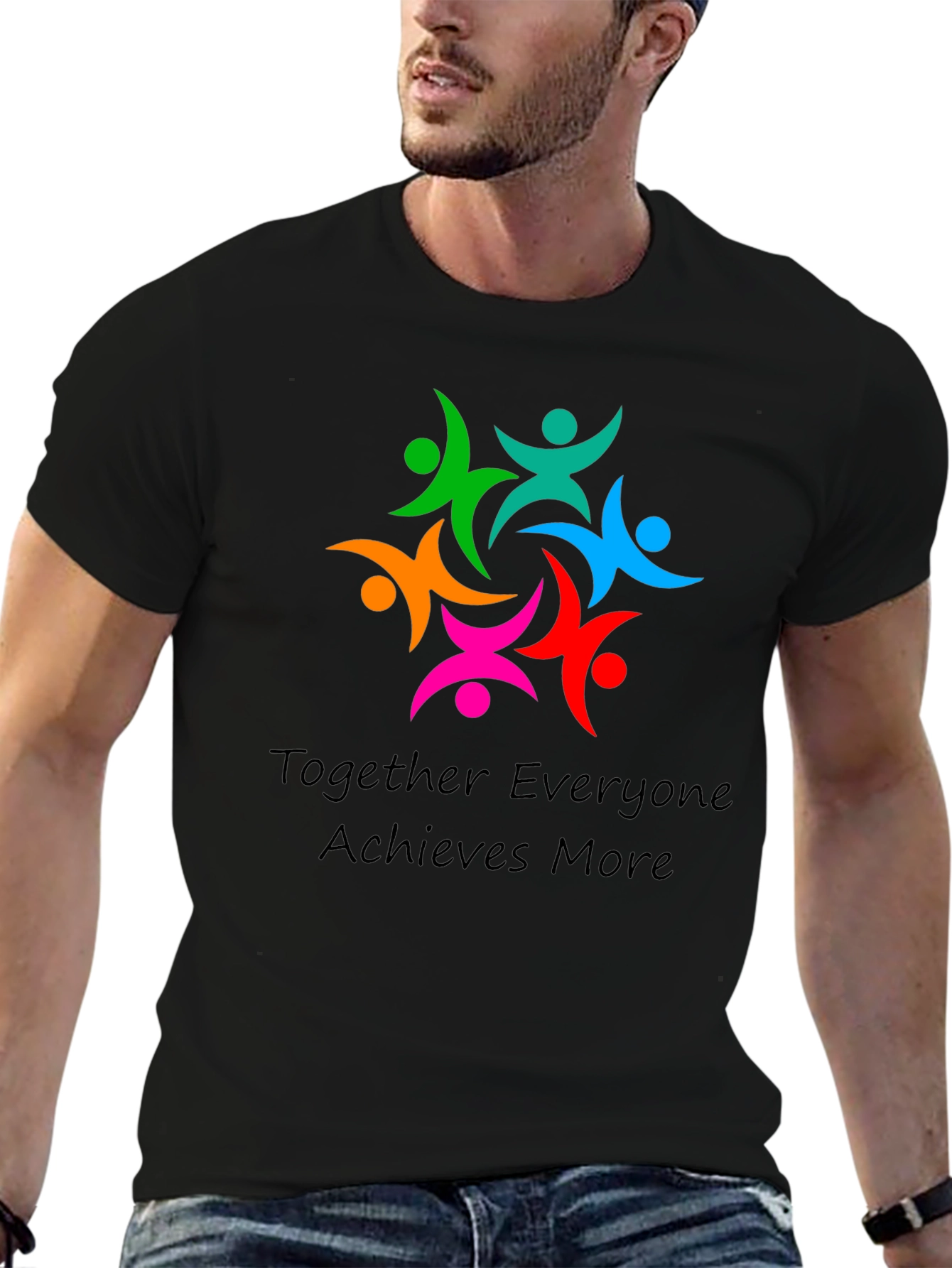 Teamwork Graphic Tee - Together Everyone Achieves More