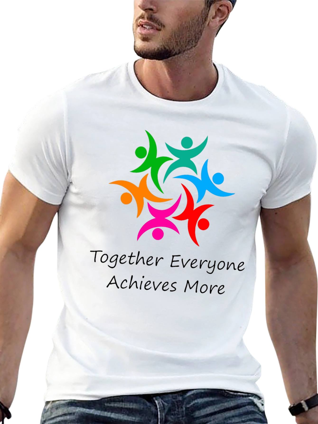Teamwork Graphic Tee - Together Everyone Achieves More