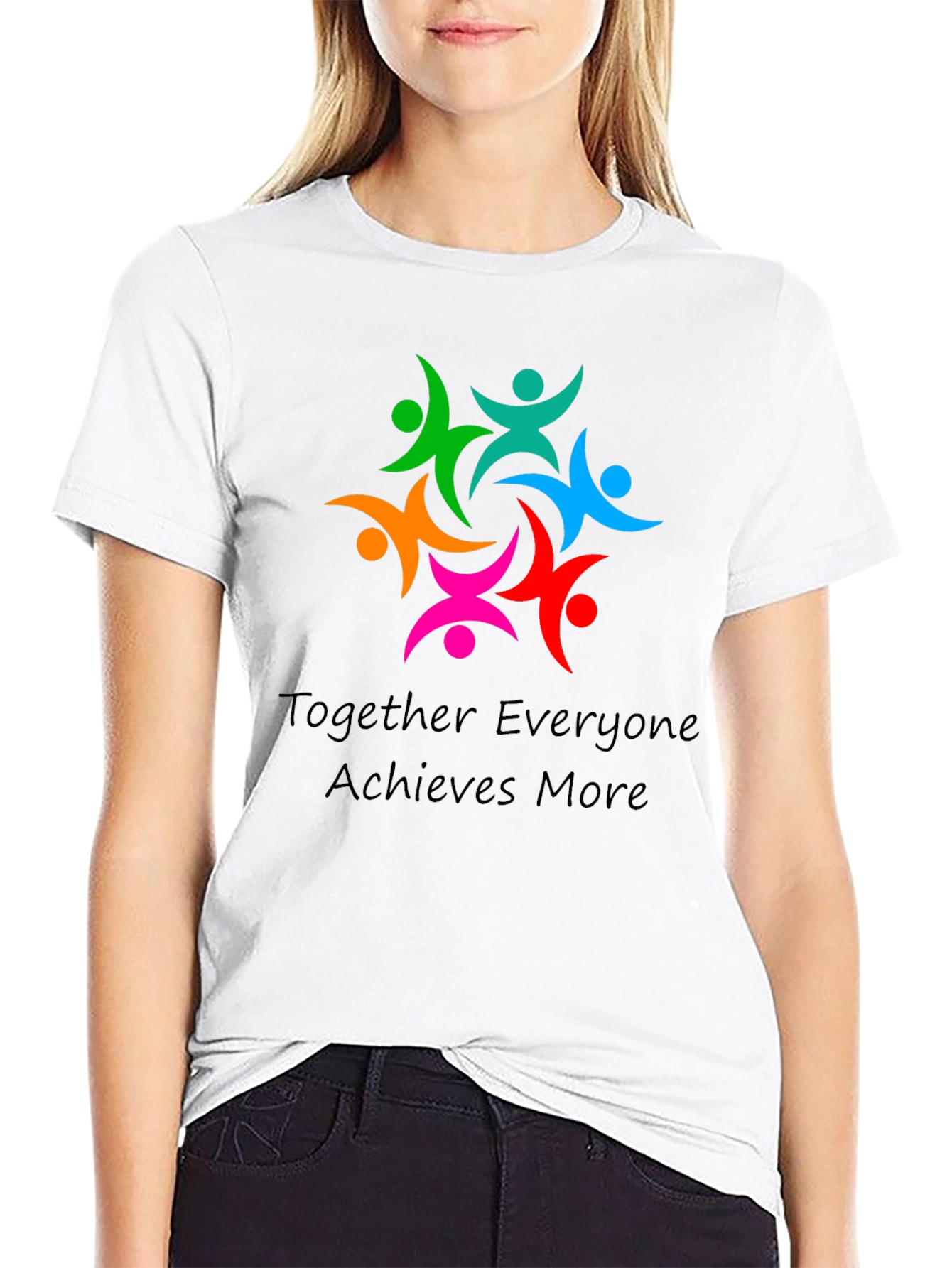 Teamwork Graphic Tee - Together Everyone Achieves More
