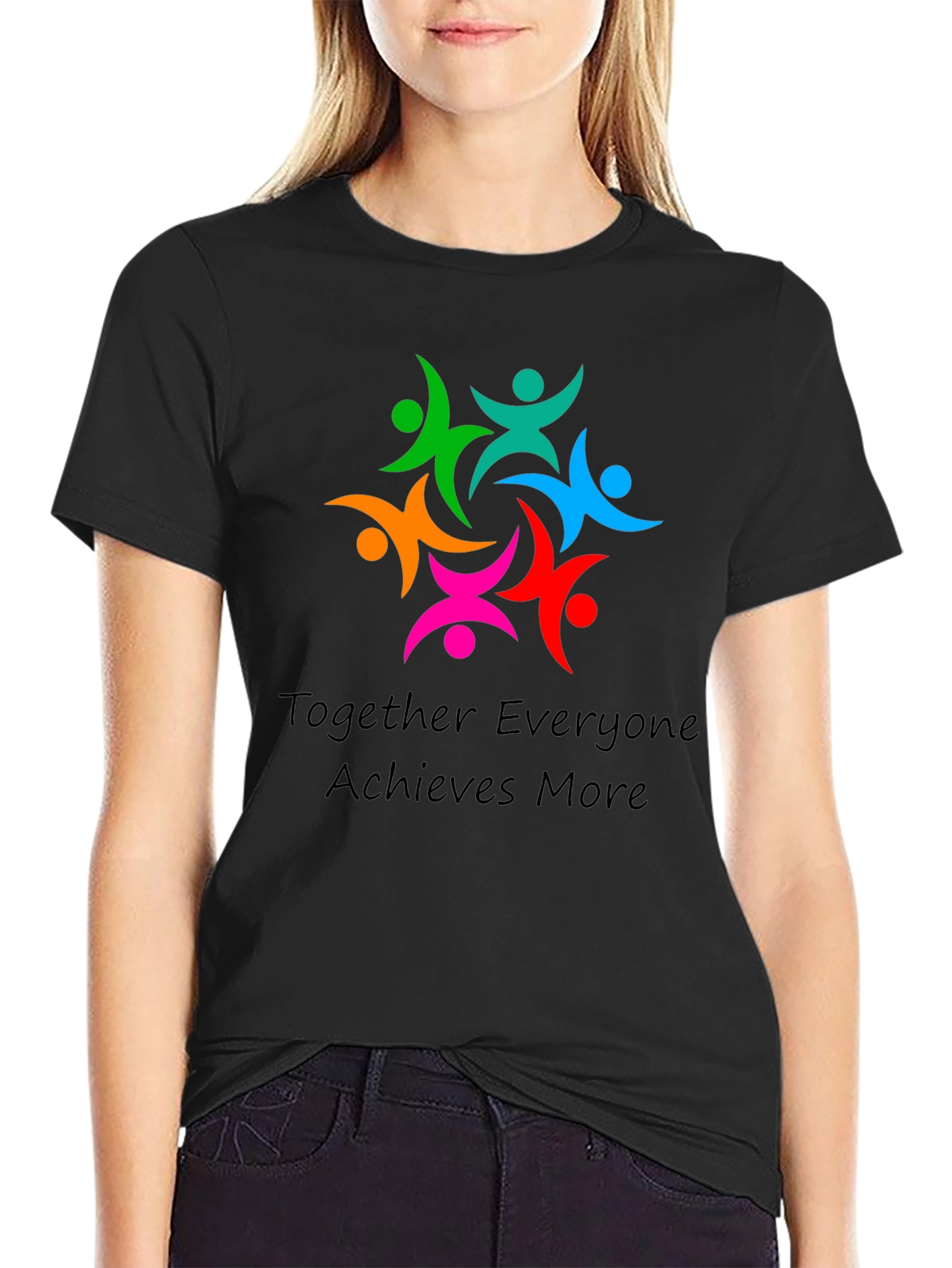 Teamwork Graphic Tee - Together Everyone Achieves More