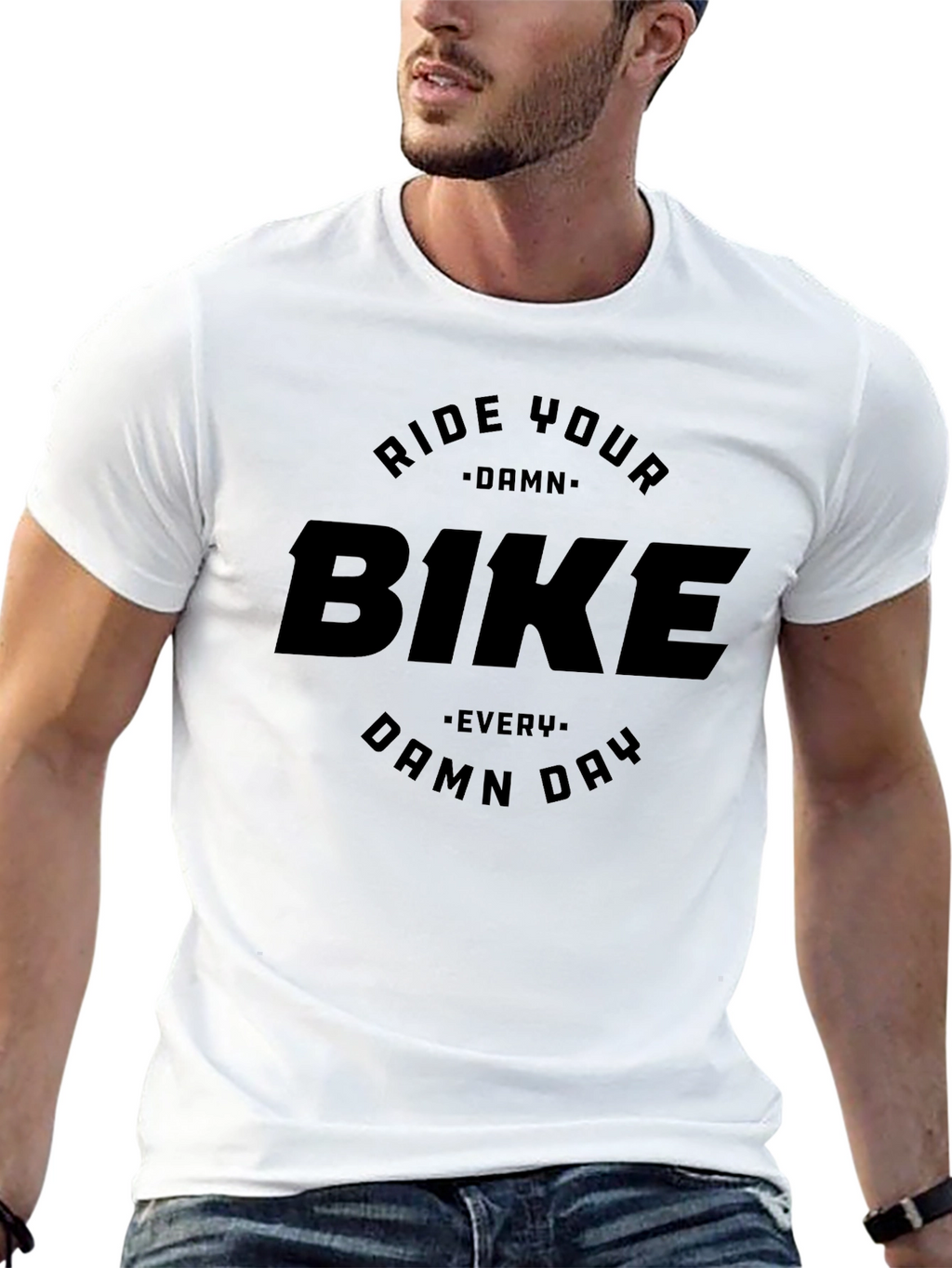 Ride Your Damn Bike T-Shirt - Everyday Cycling Tee