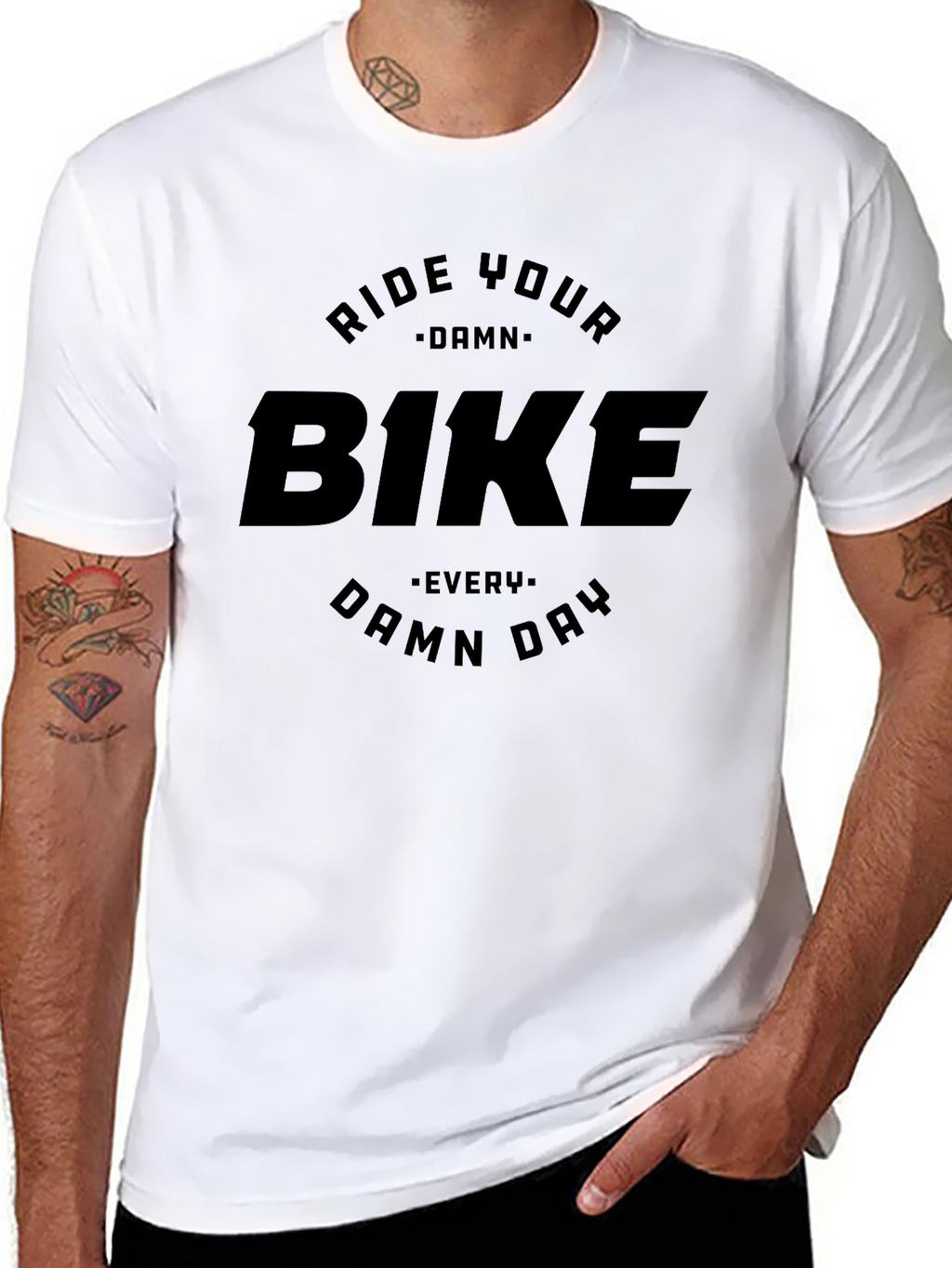 Ride Your Damn Bike T-Shirt - Everyday Cycling Tee