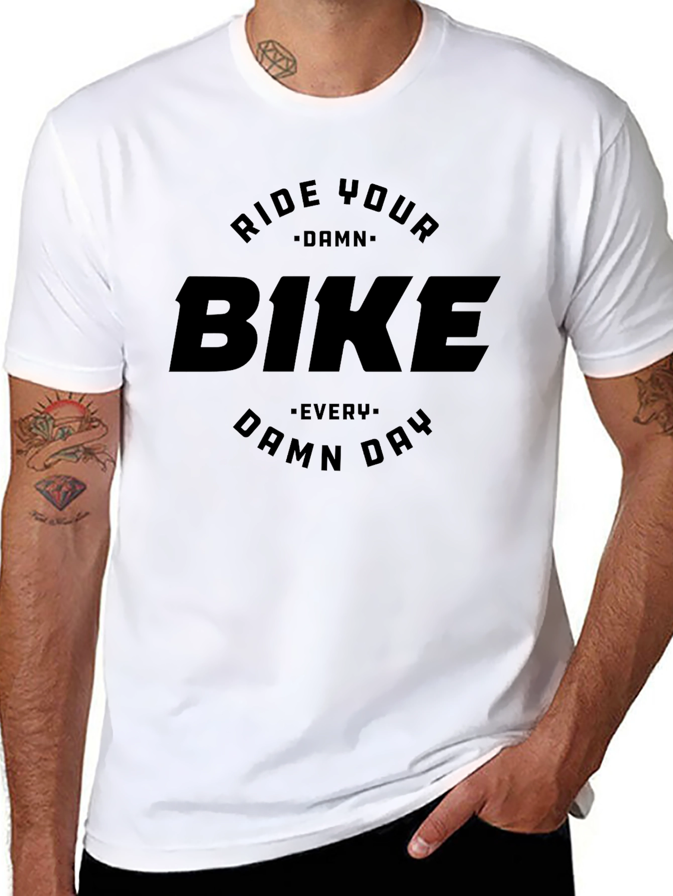 Ride Your Damn Bike T-Shirt - Everyday Cycling Tee