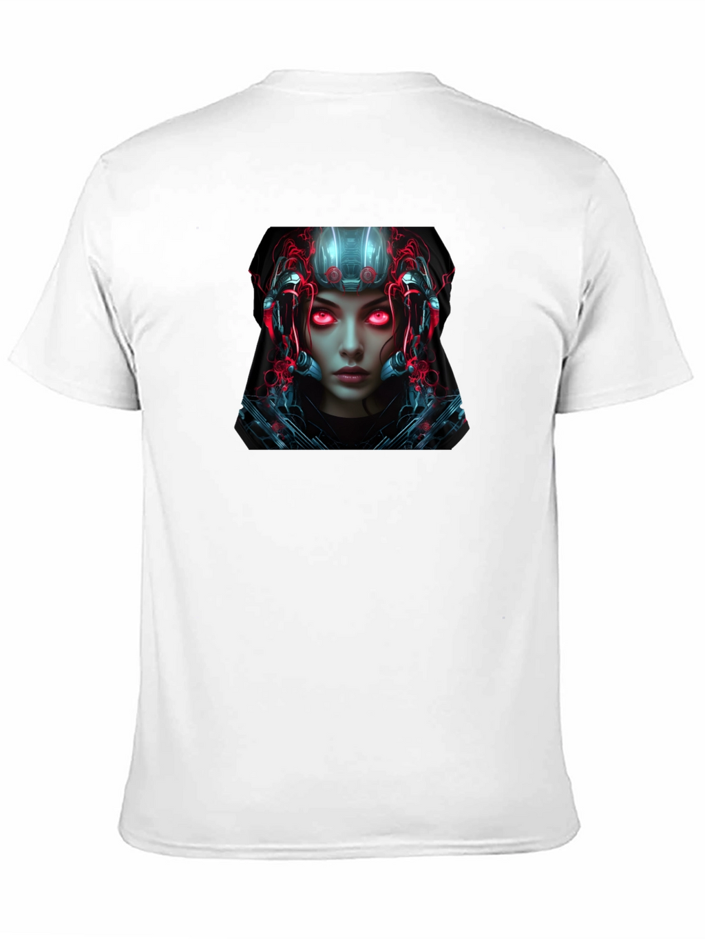Cyberpunk Android Graphic Black T-Shirt