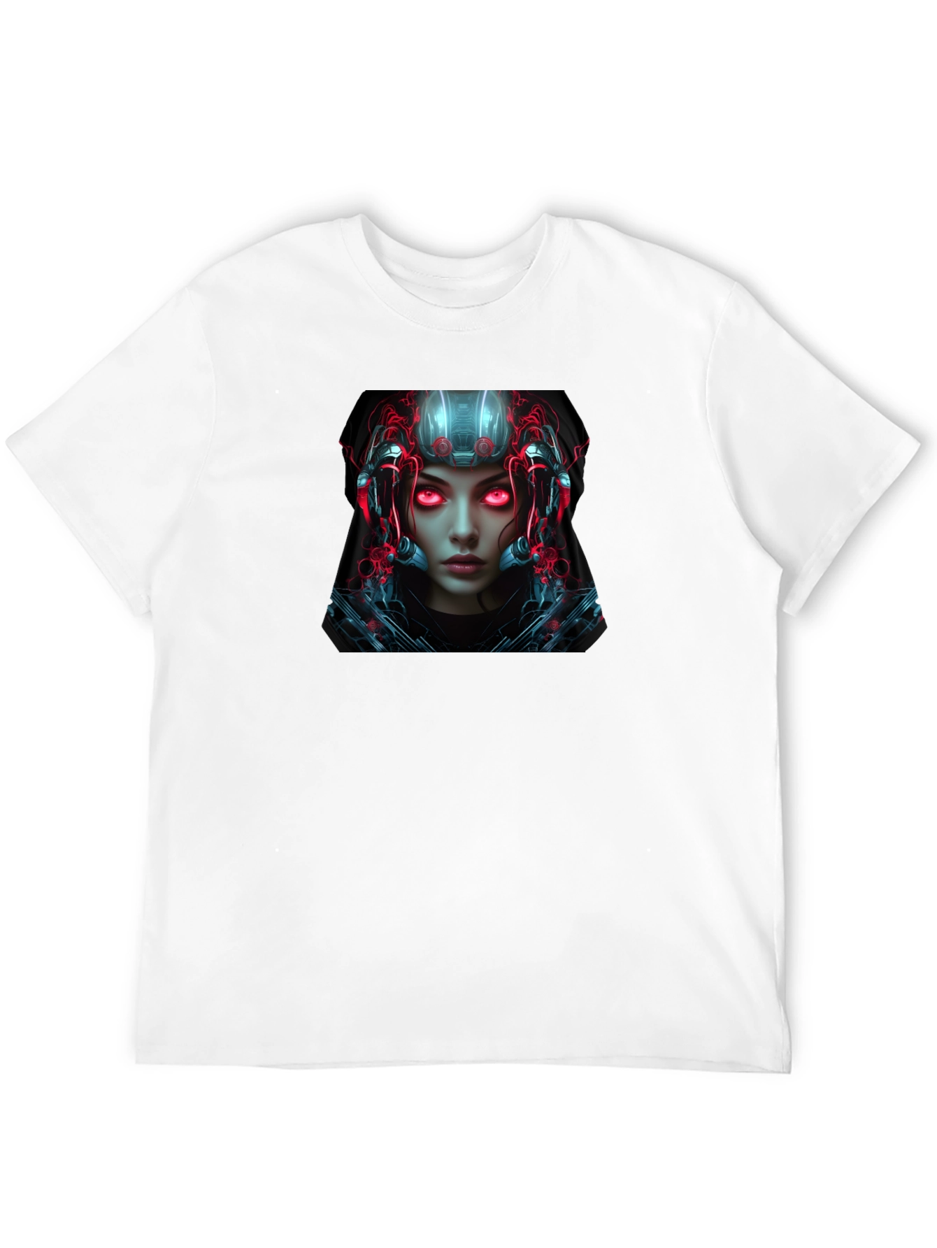 Cyberpunk Android Graphic Black T-Shirt