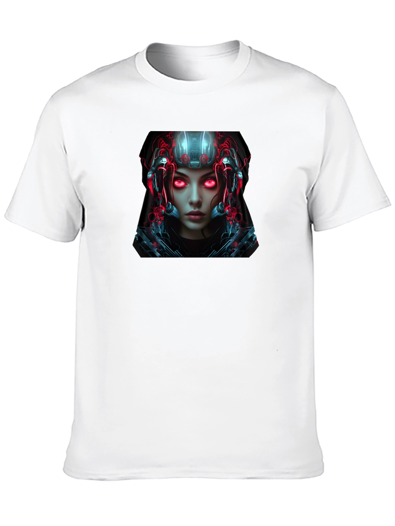 Cyberpunk Android Graphic Black T-Shirt