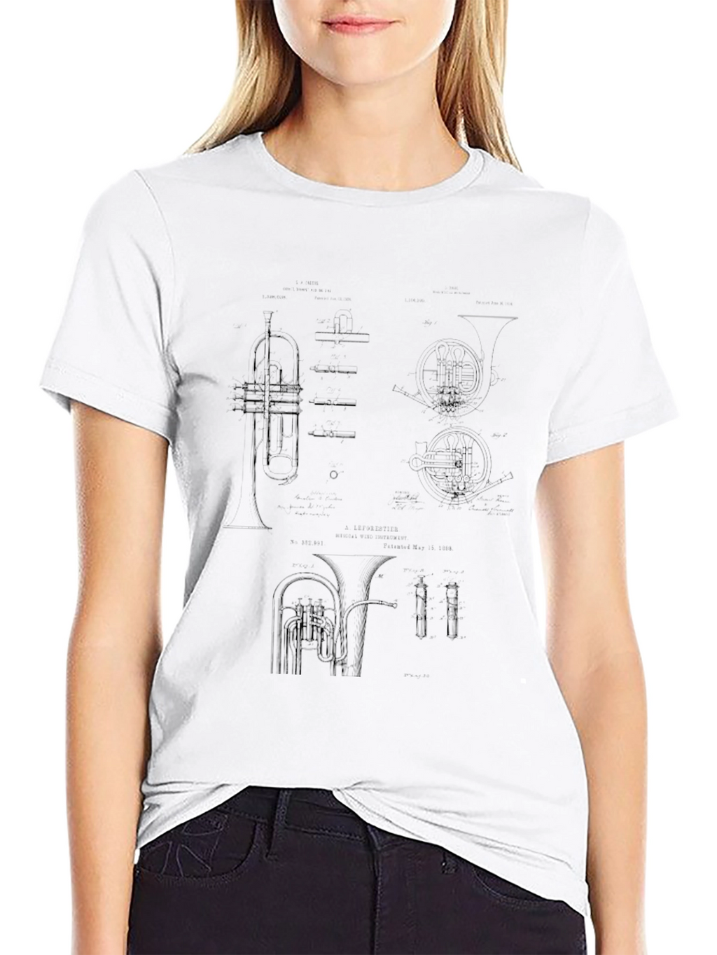 Dark Tuba Blueprint Tee