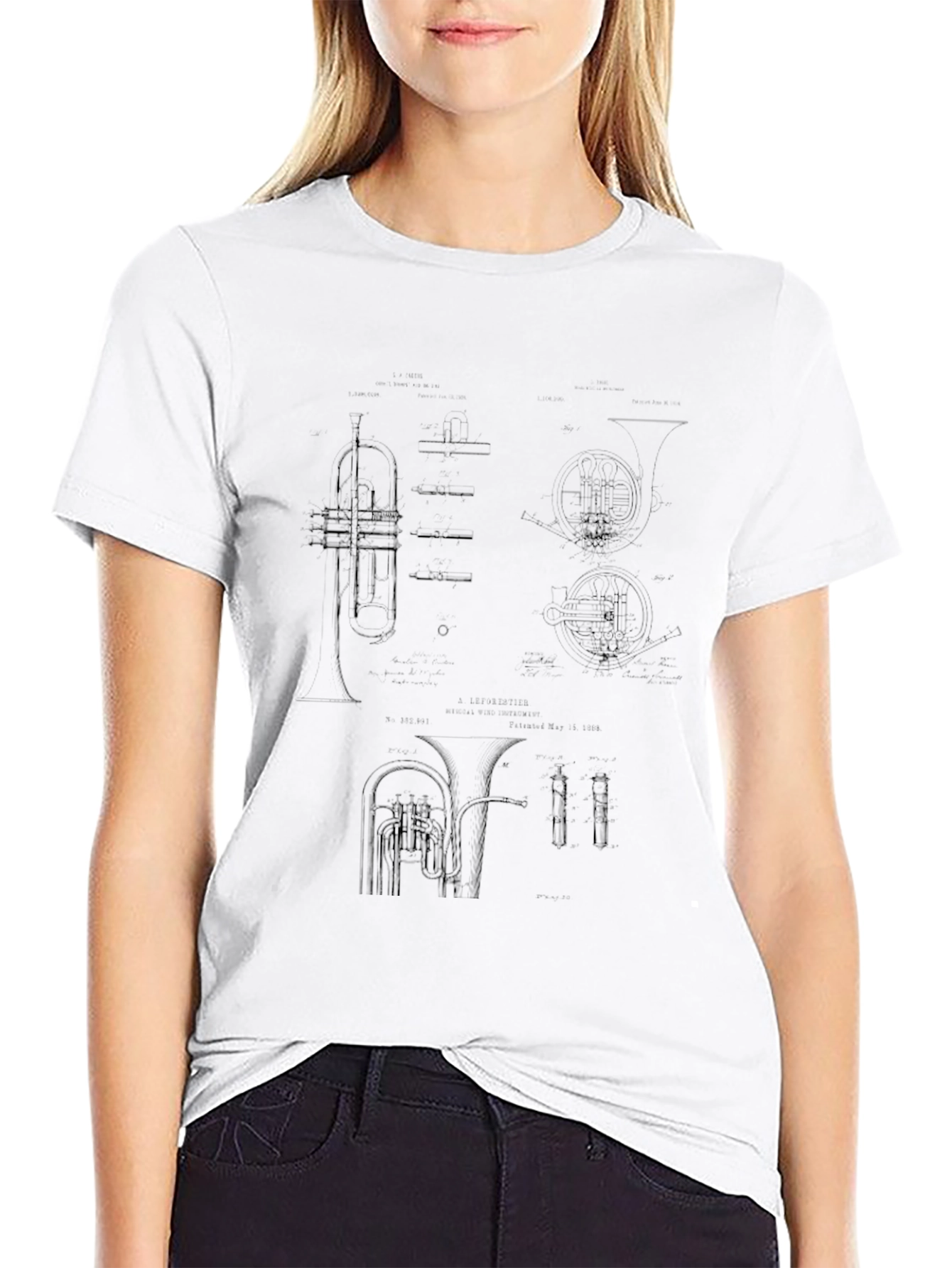 Dark Tuba Blueprint Tee