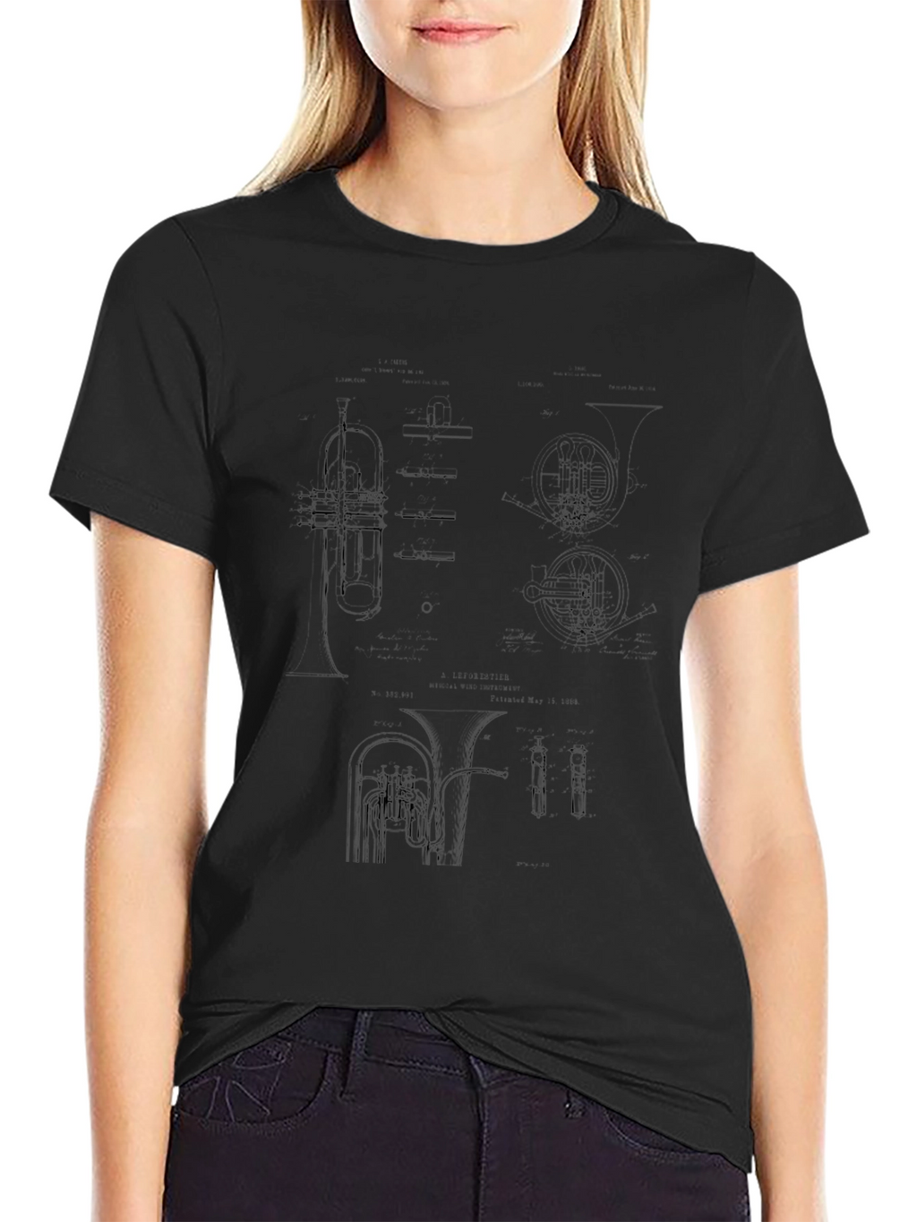 Dark Tuba Blueprint Tee