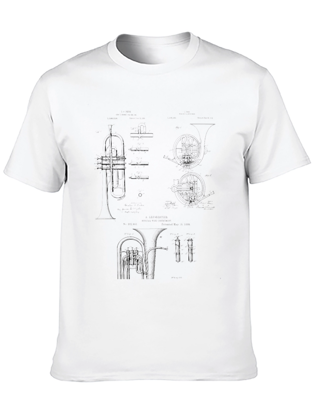 Dark Tuba Blueprint Tee