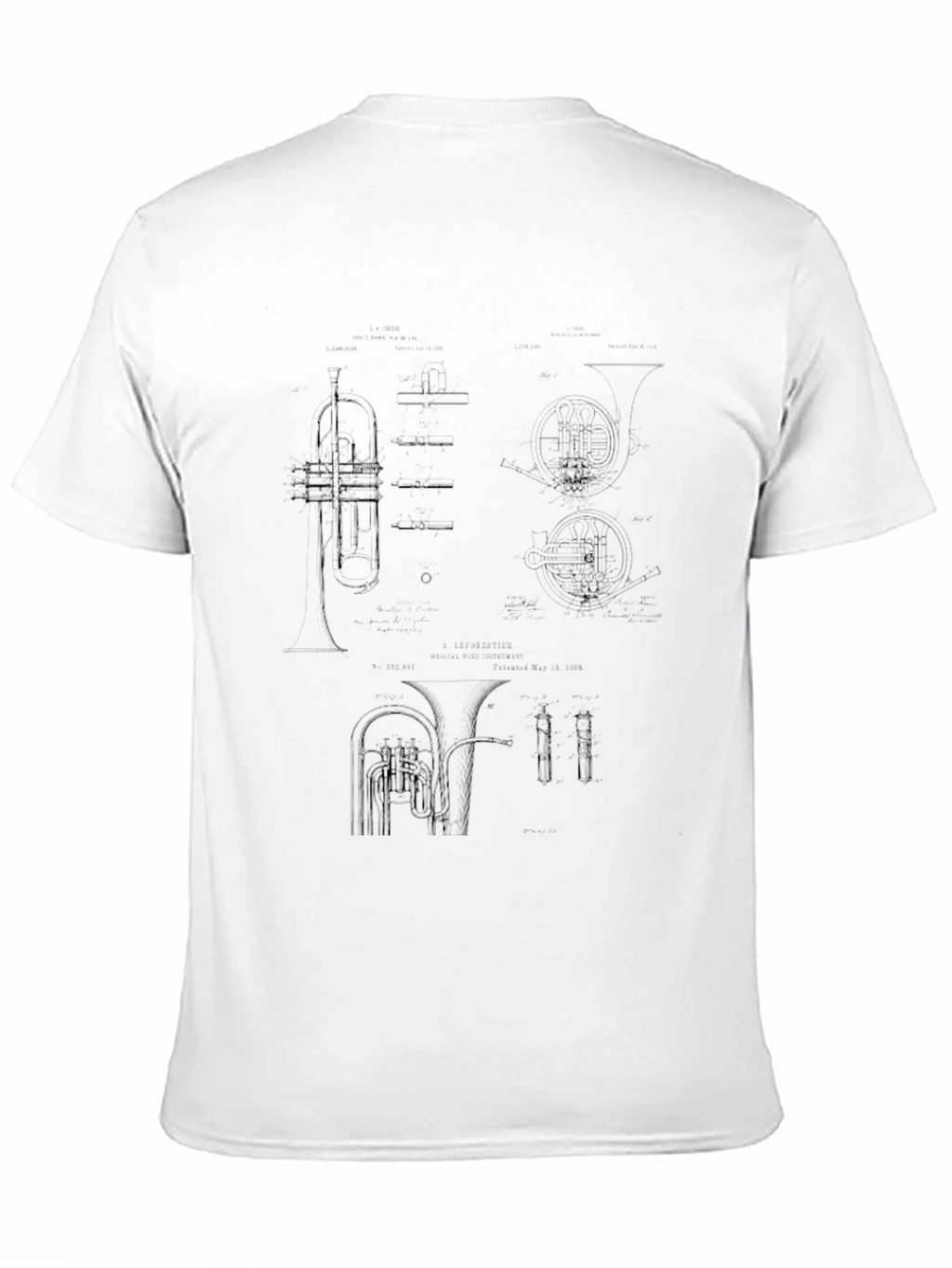 Dark Tuba Blueprint Tee