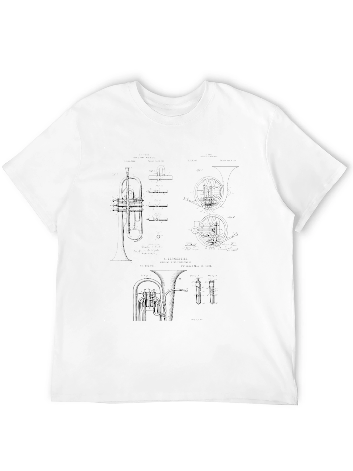 Dark Tuba Blueprint Tee