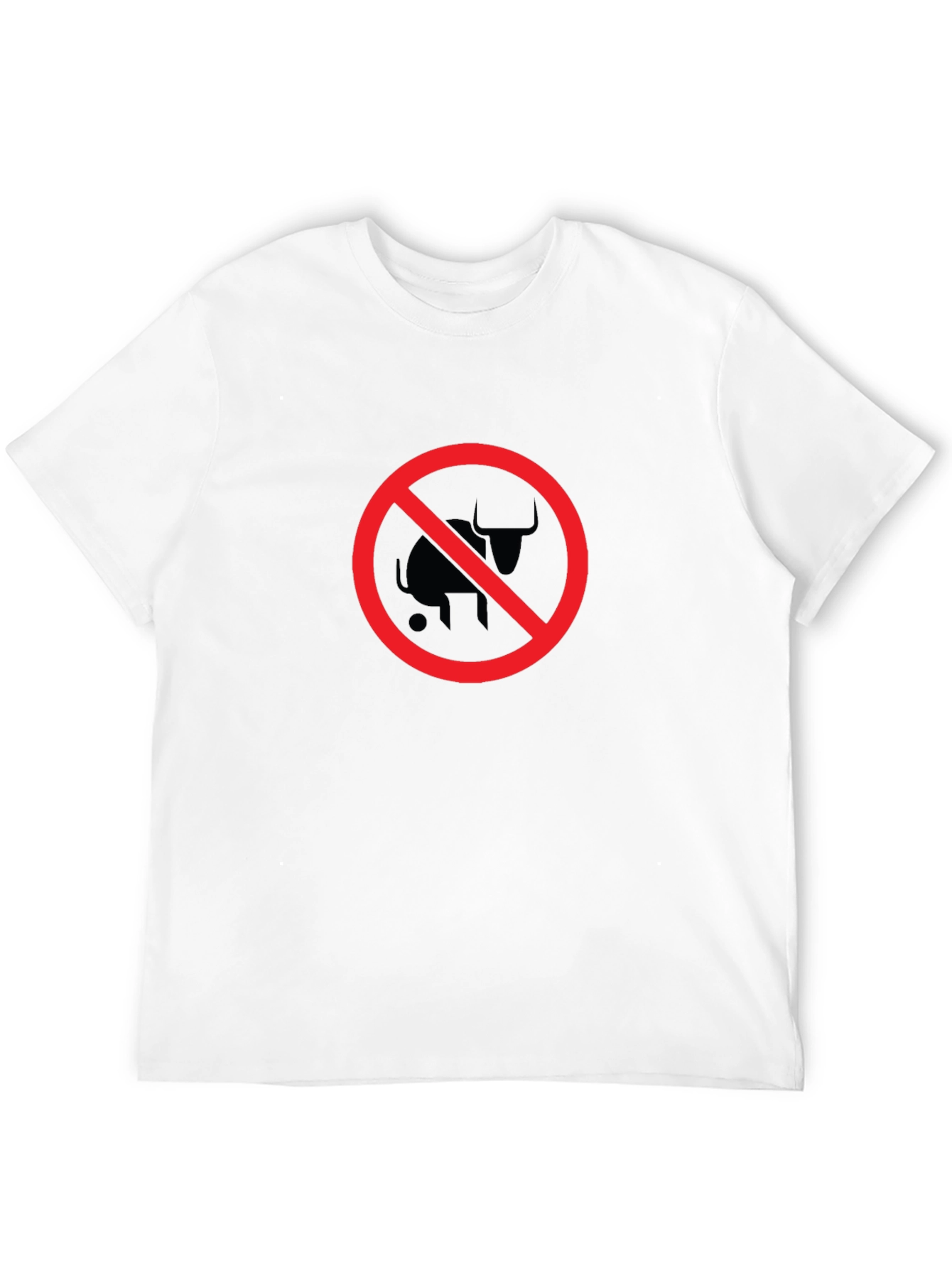 No Bull T-Shirt - Black Crew Neck Tee