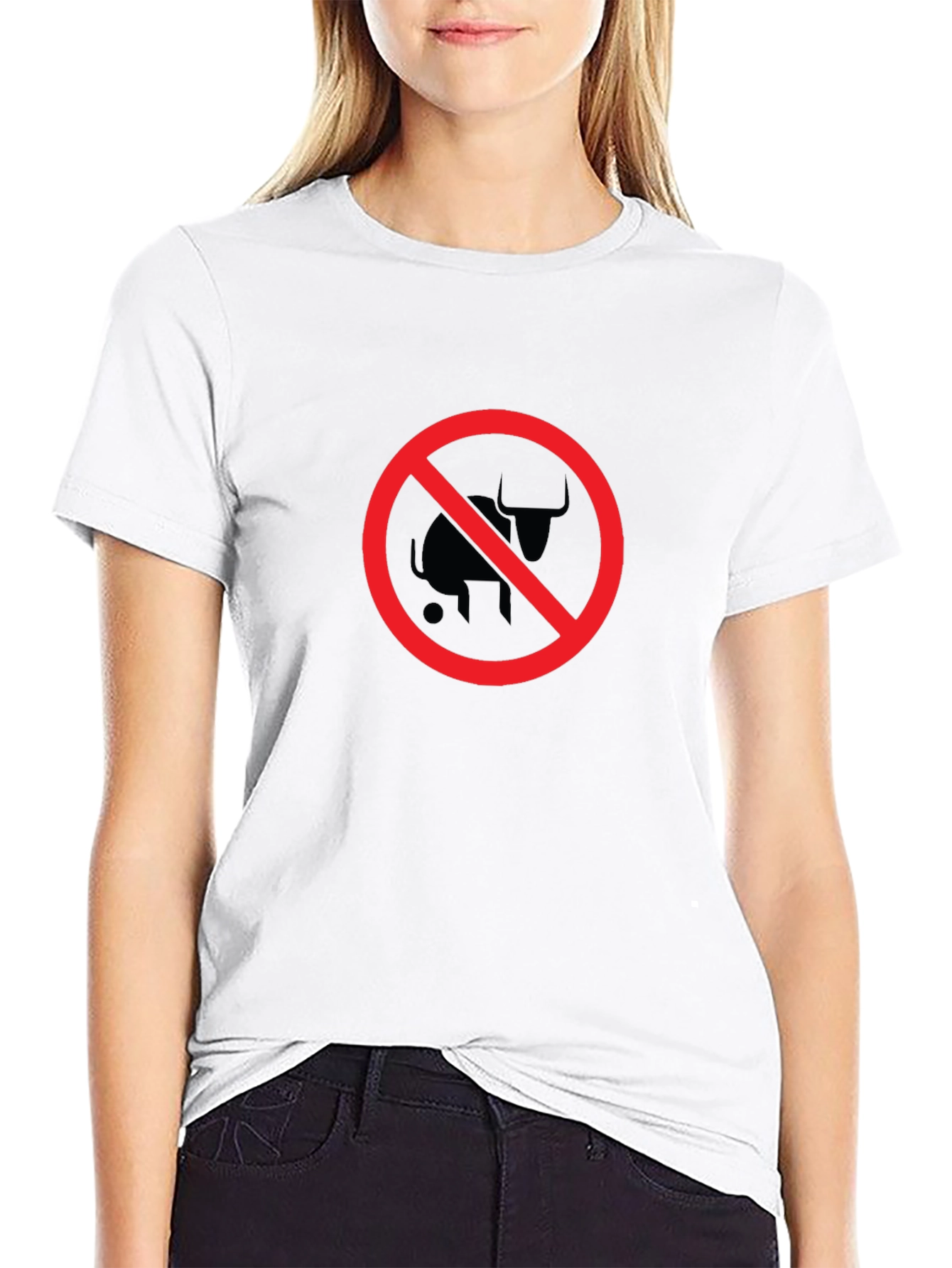 No Bull T-Shirt - Black Crew Neck Tee