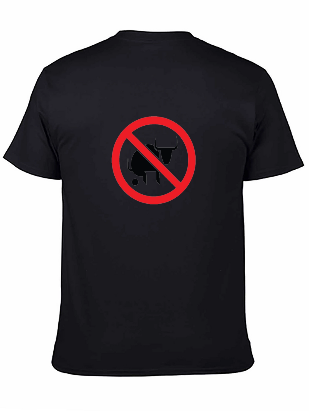 No Bull T-Shirt - Black Crew Neck Tee
