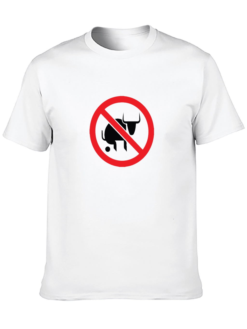 No Bull T-Shirt - Black Crew Neck Tee