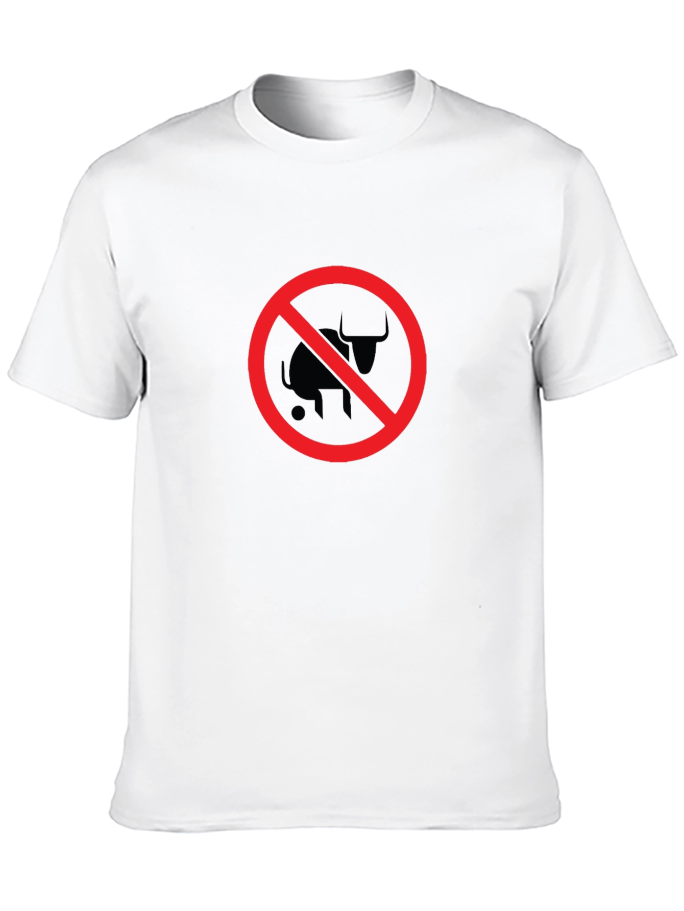 No Bull T-Shirt - Black Crew Neck Tee