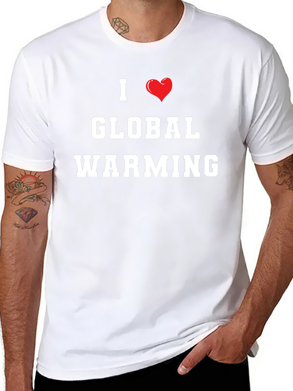 I Heart Global Warming Graphic Tee