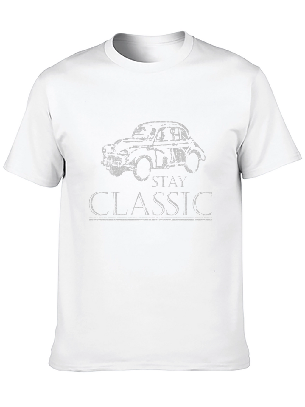 Stay Classic Car Graphic Tee - Black