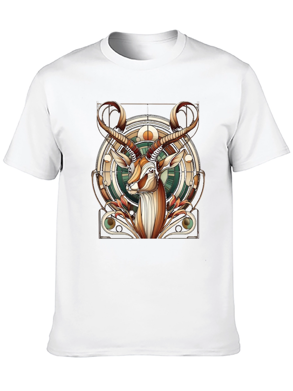 Gazelle Art Nouveau Graphic Tee