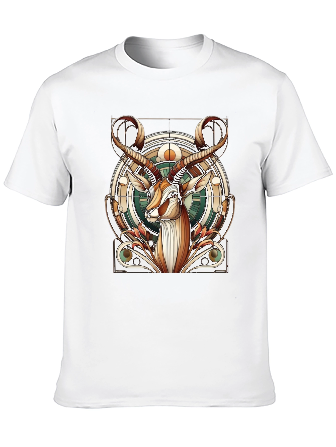 Gazelle Art Nouveau Graphic Tee