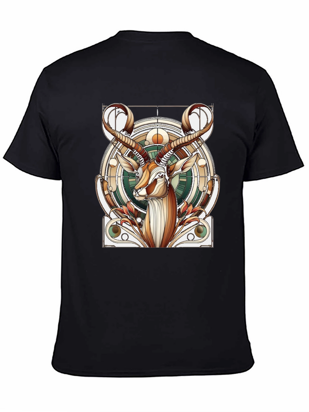 Gazelle Art Nouveau Graphic Tee