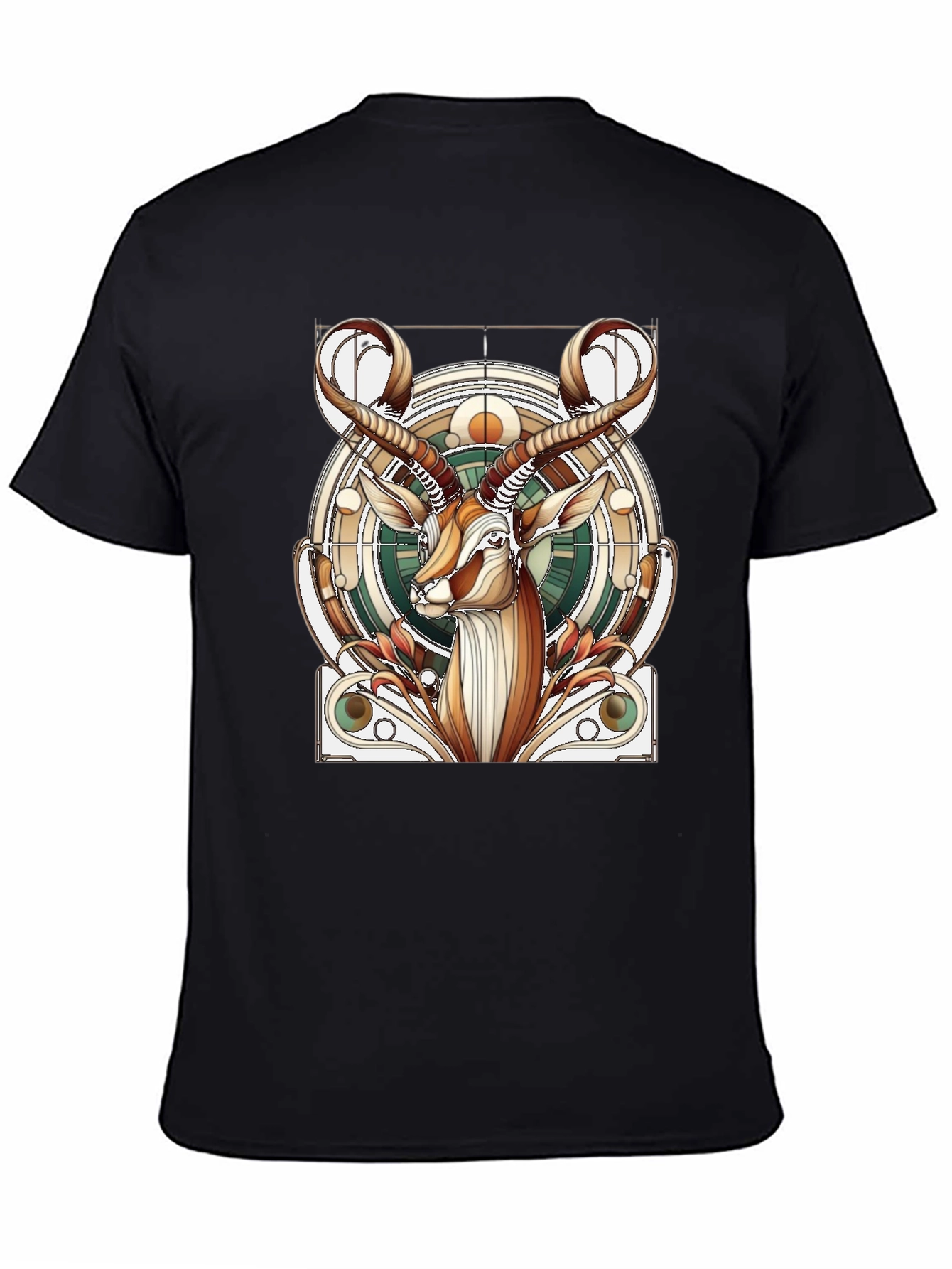 Gazelle Art Nouveau Graphic Tee