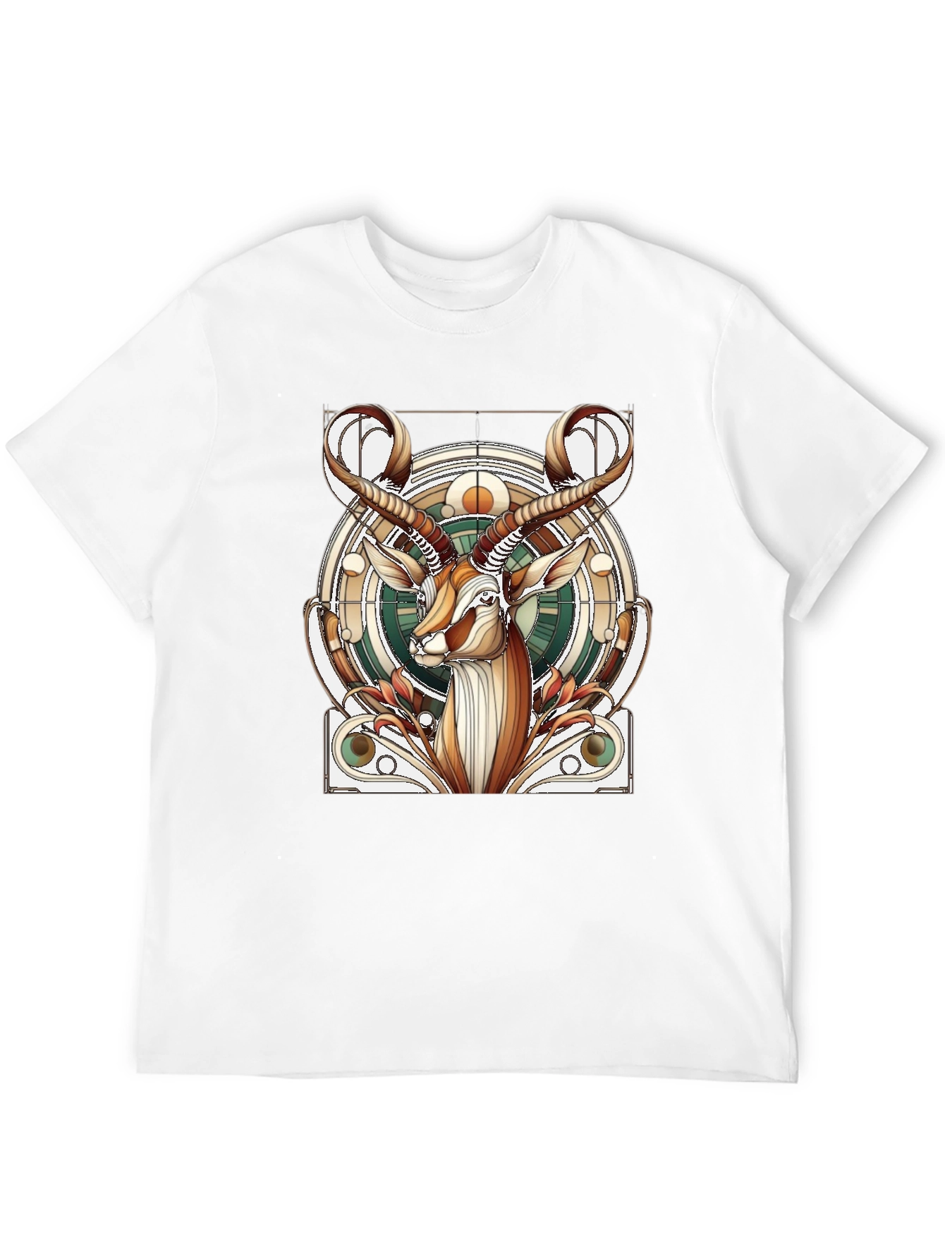 Gazelle Art Nouveau Graphic Tee