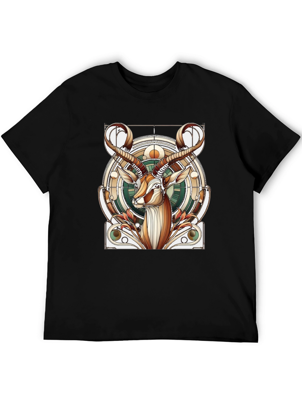 Gazelle Art Nouveau Graphic Tee