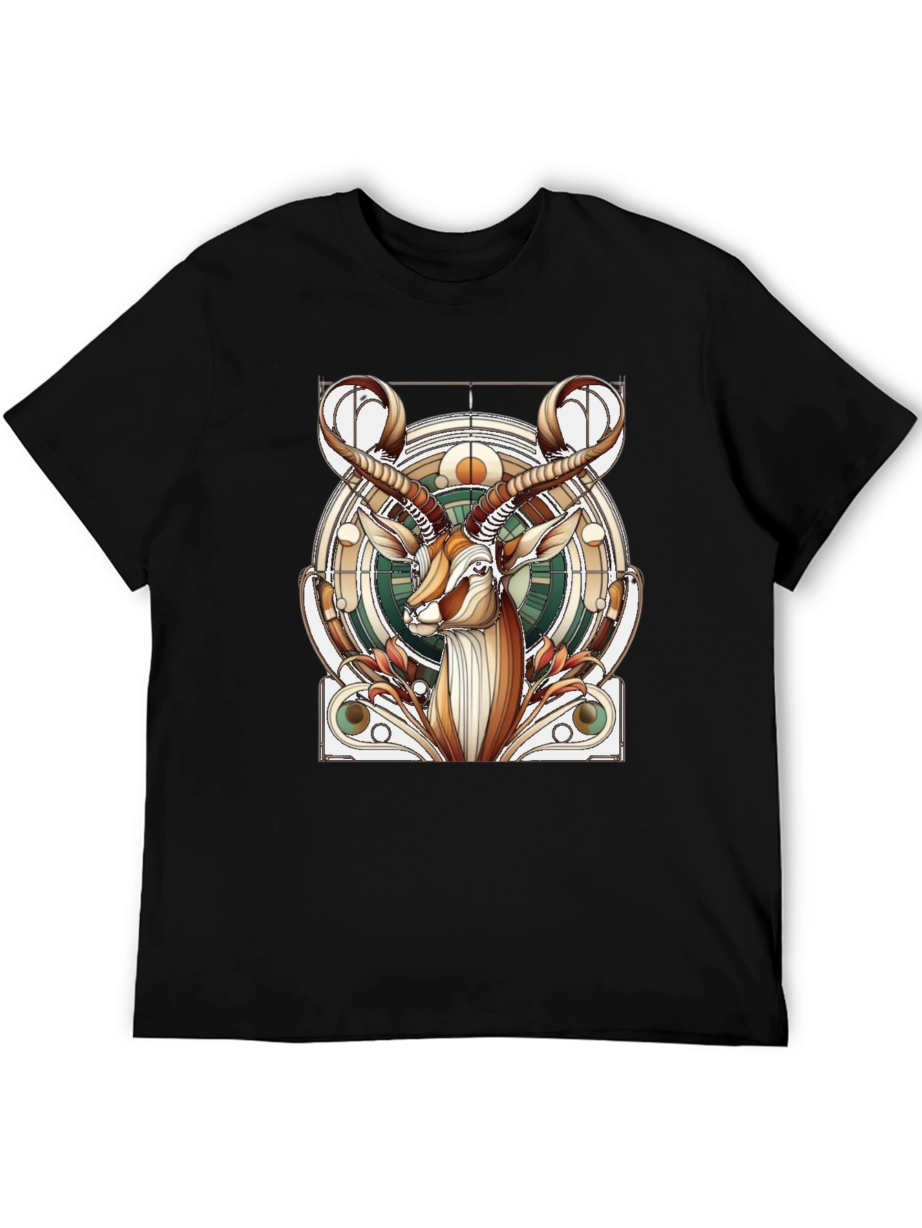 Gazelle Art Nouveau Graphic Tee