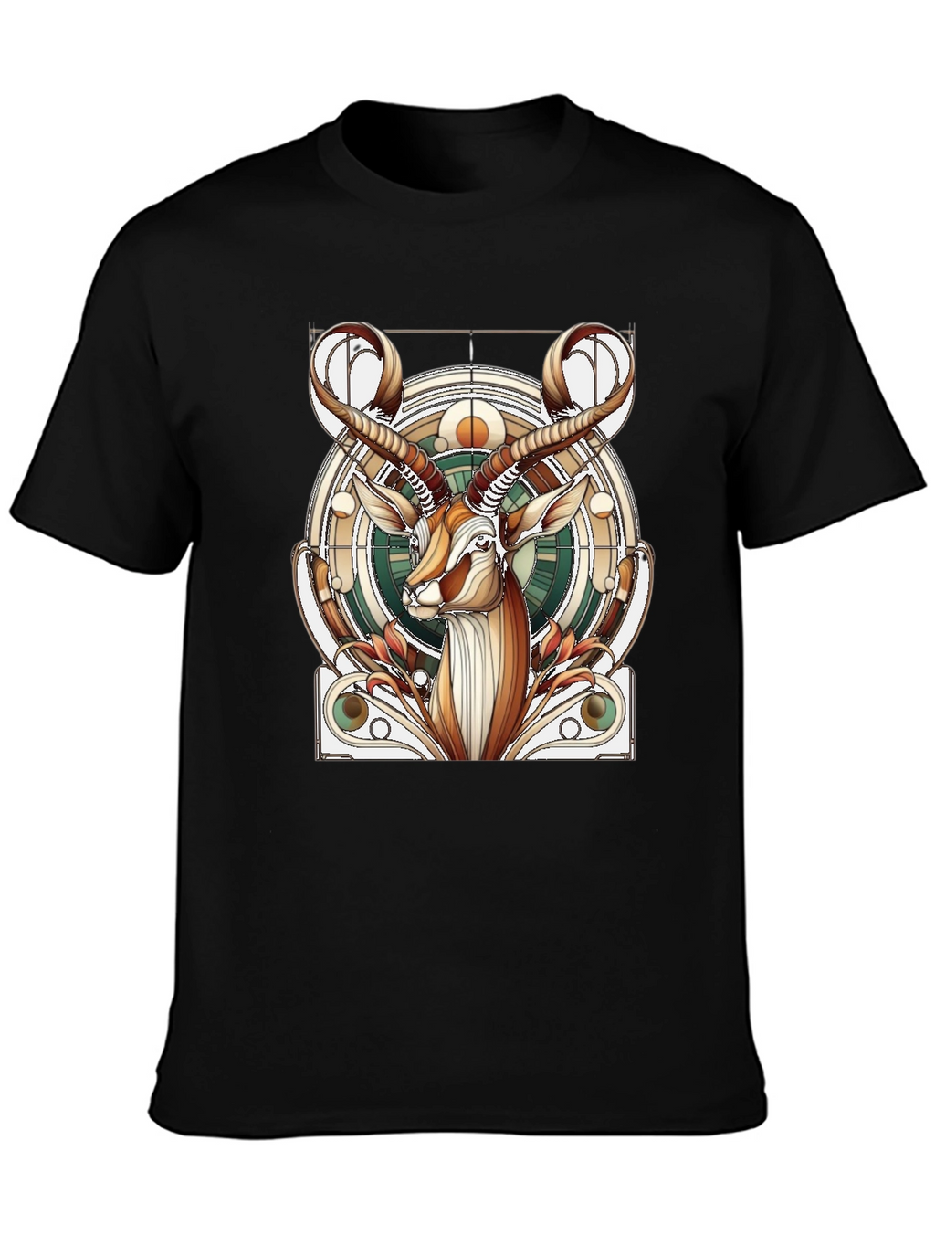 Gazelle Art Nouveau Graphic Tee