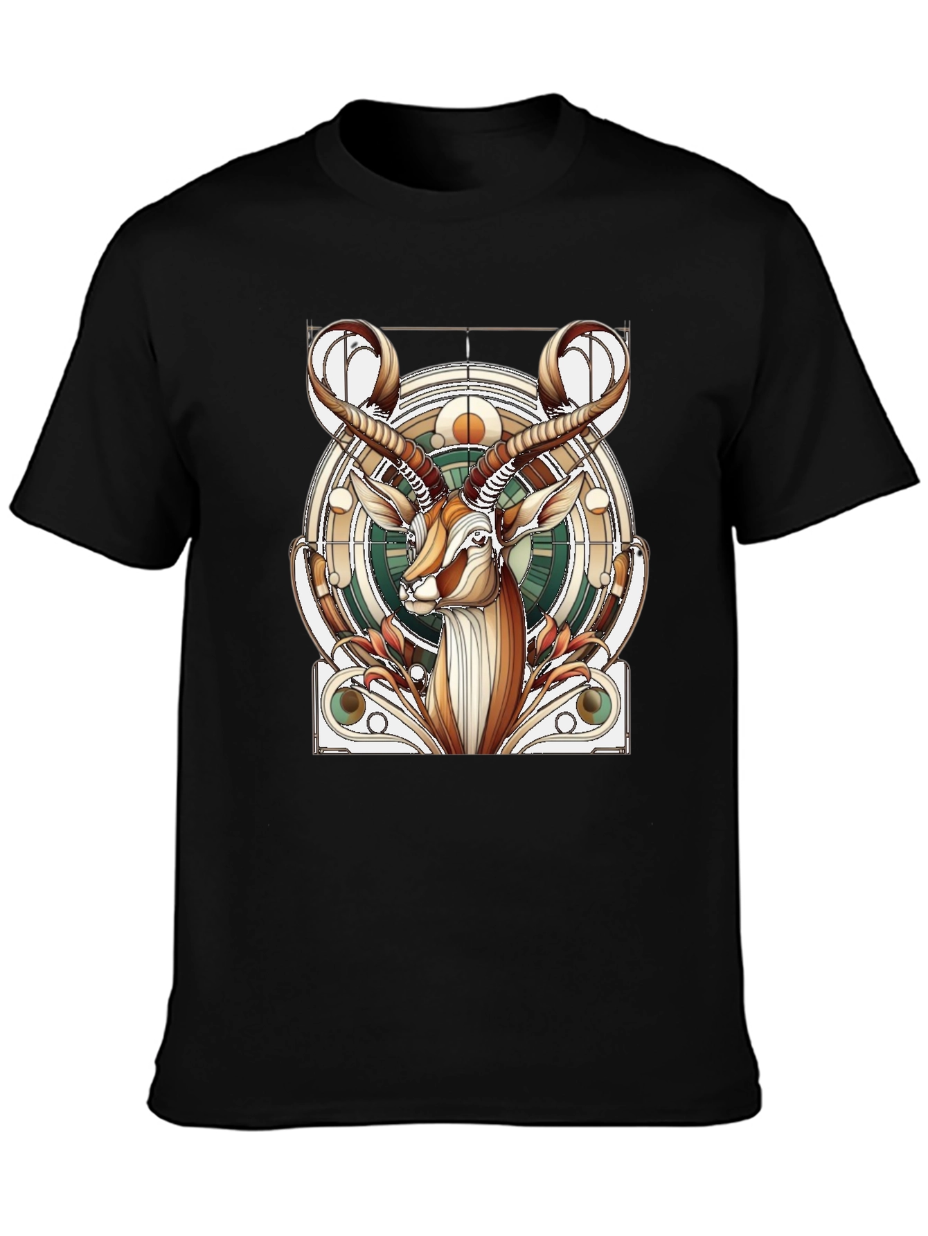 Gazelle Art Nouveau Graphic Tee