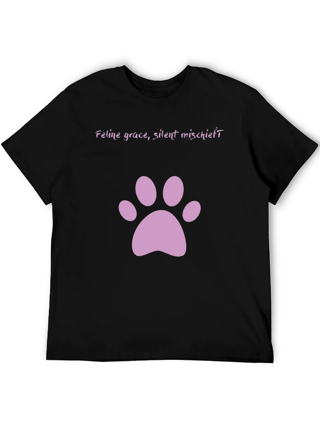 Feline Grace Cat Paw Print T-Shirt