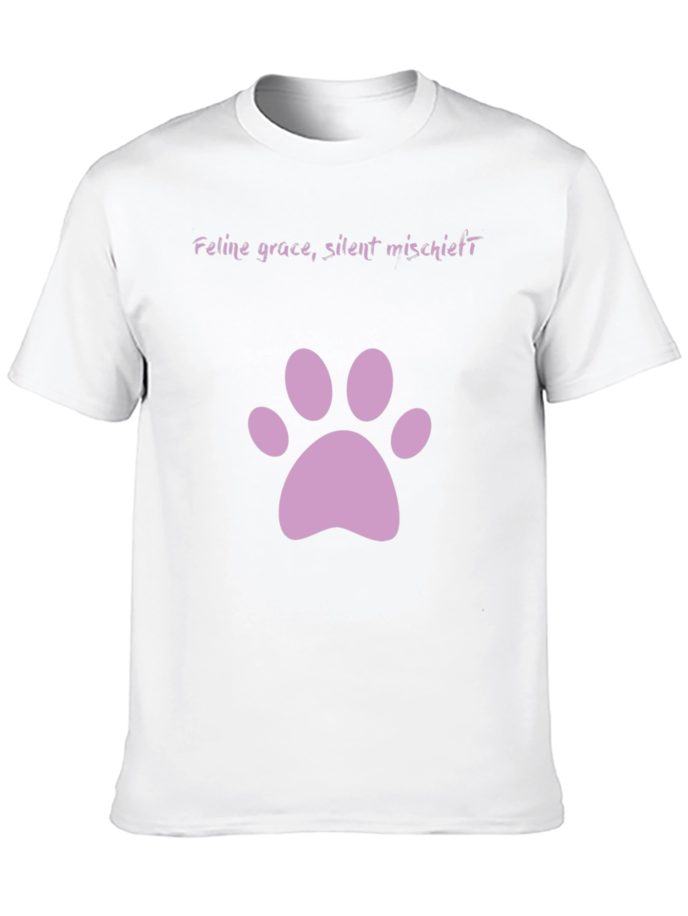 Feline Grace Cat Paw Print T-Shirt