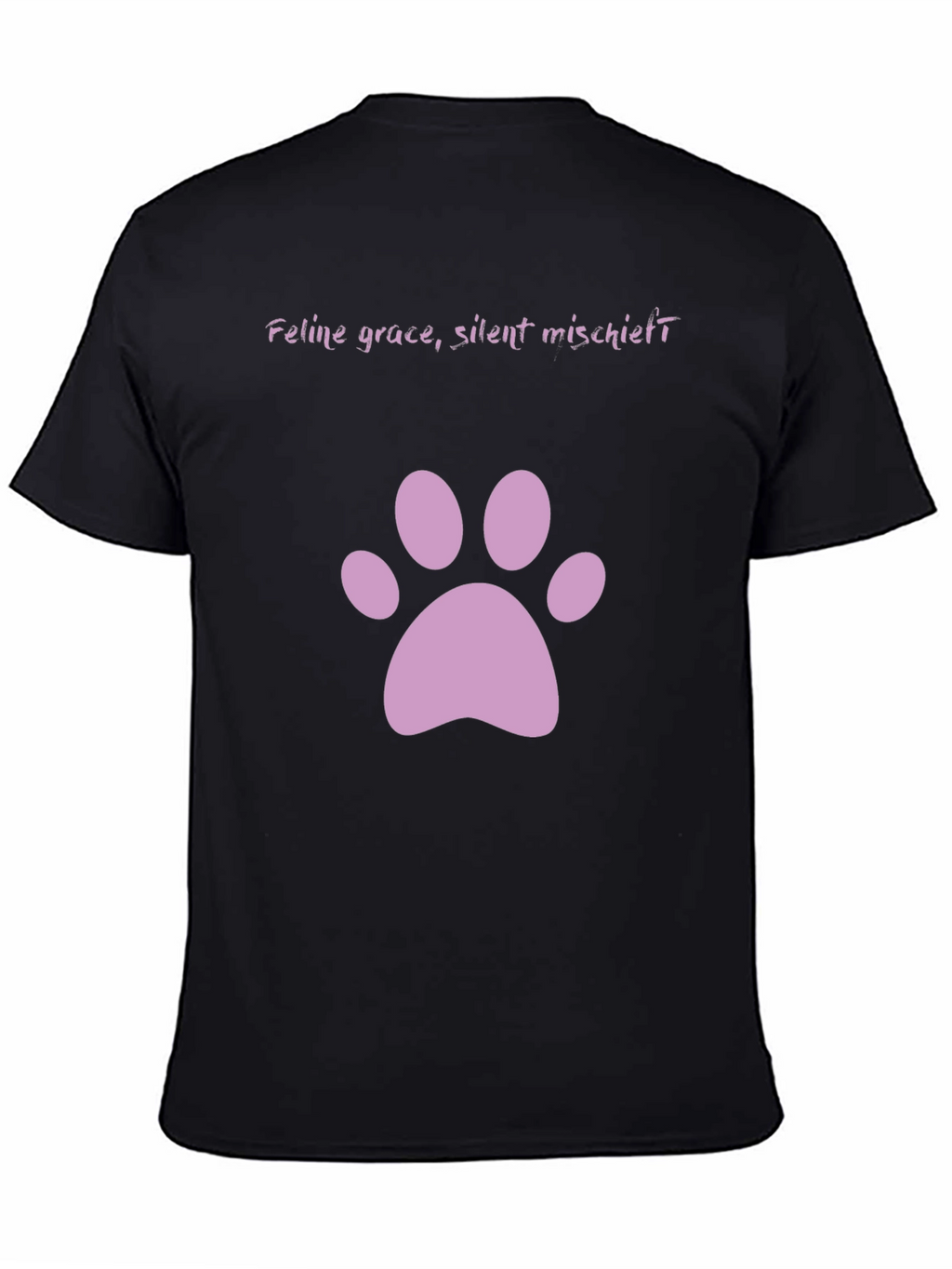 Feline Grace Cat Paw Print T-Shirt