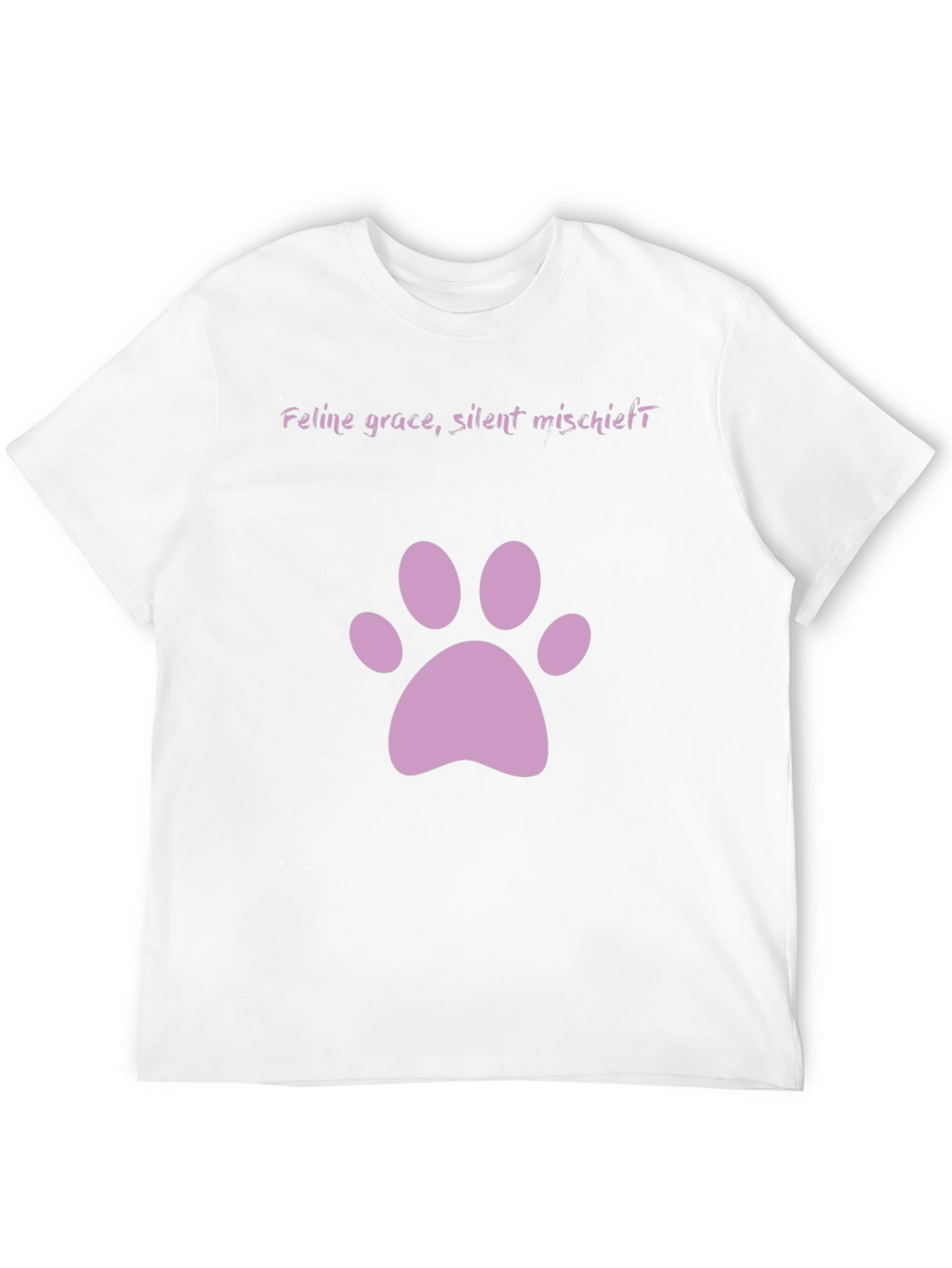 Feline Grace Cat Paw Print T-Shirt
