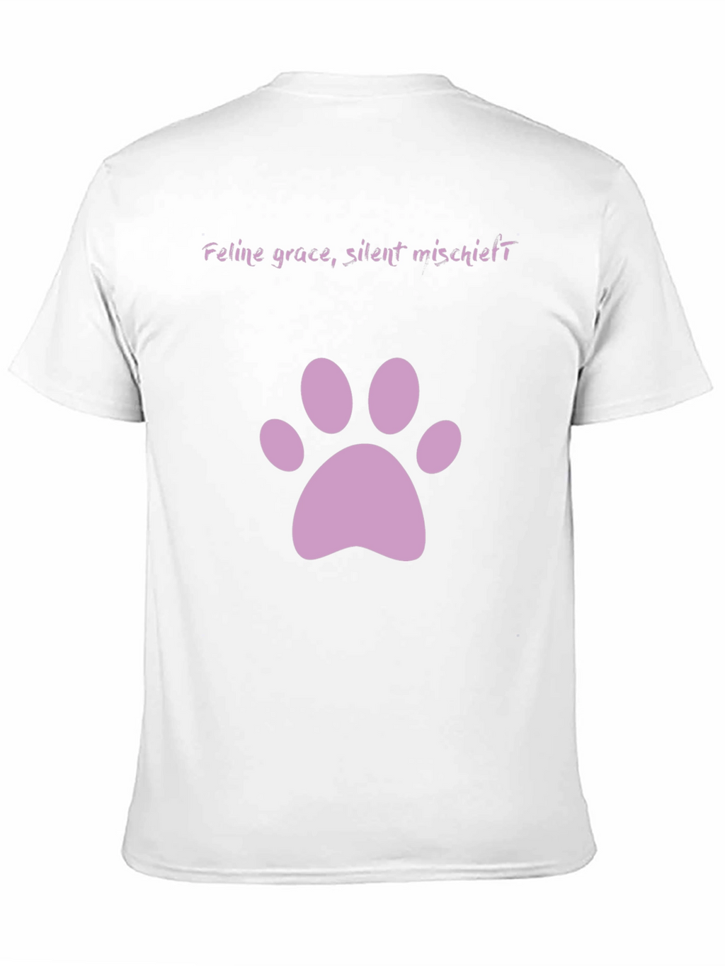 Feline Grace Cat Paw Print T-Shirt