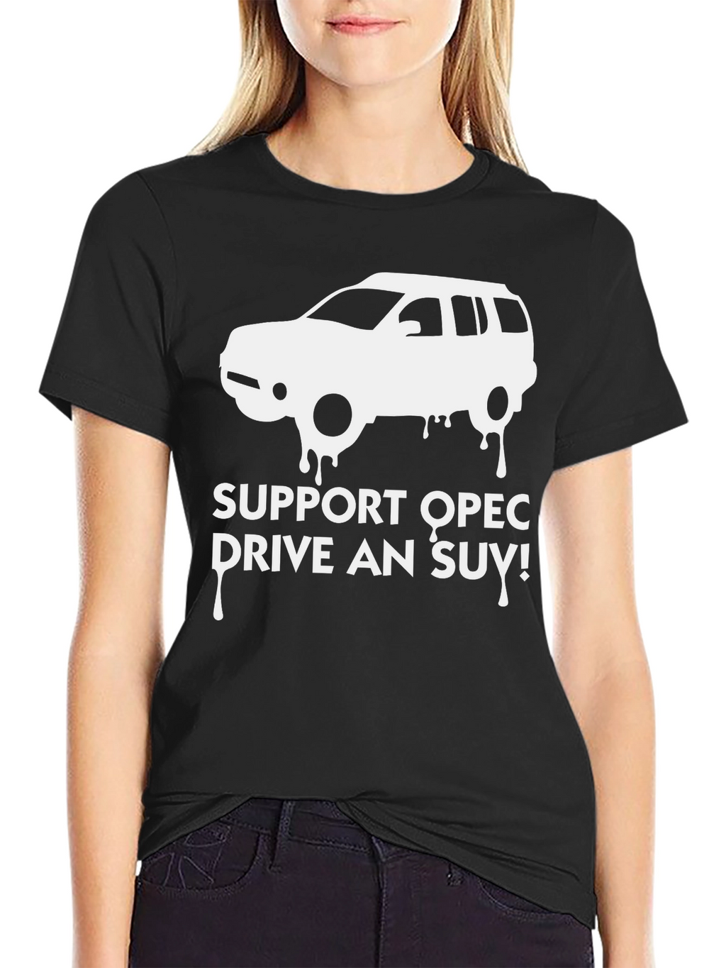 Support OPEC Drive An SUV Graphic Tee