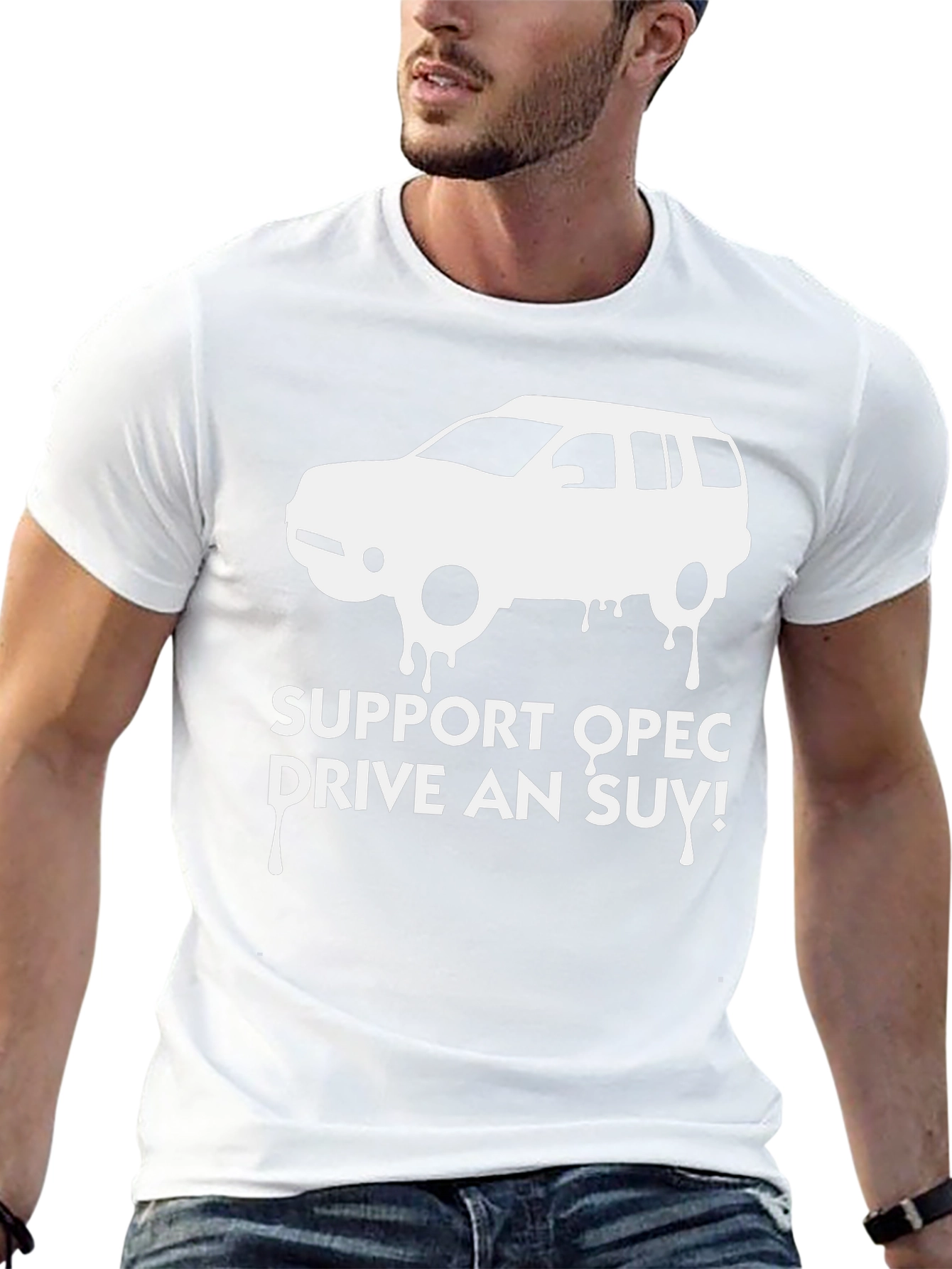 Support OPEC Drive An SUV Graphic Tee