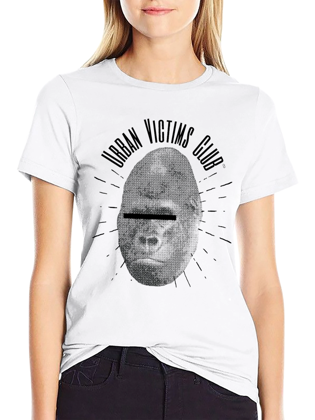 Urban Victims Club Black Graphic T-Shirt