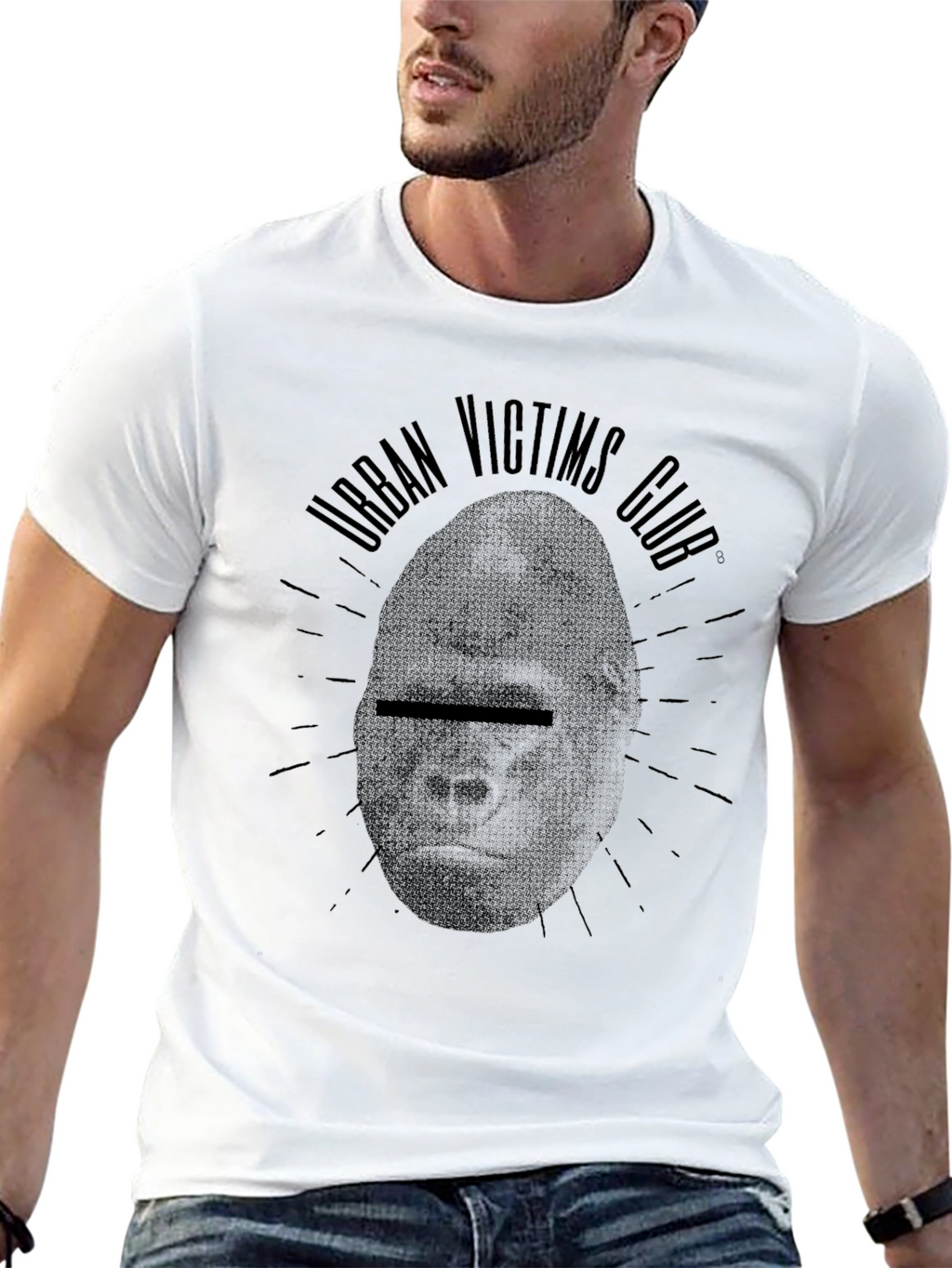 Urban Victims Club Black Graphic T-Shirt