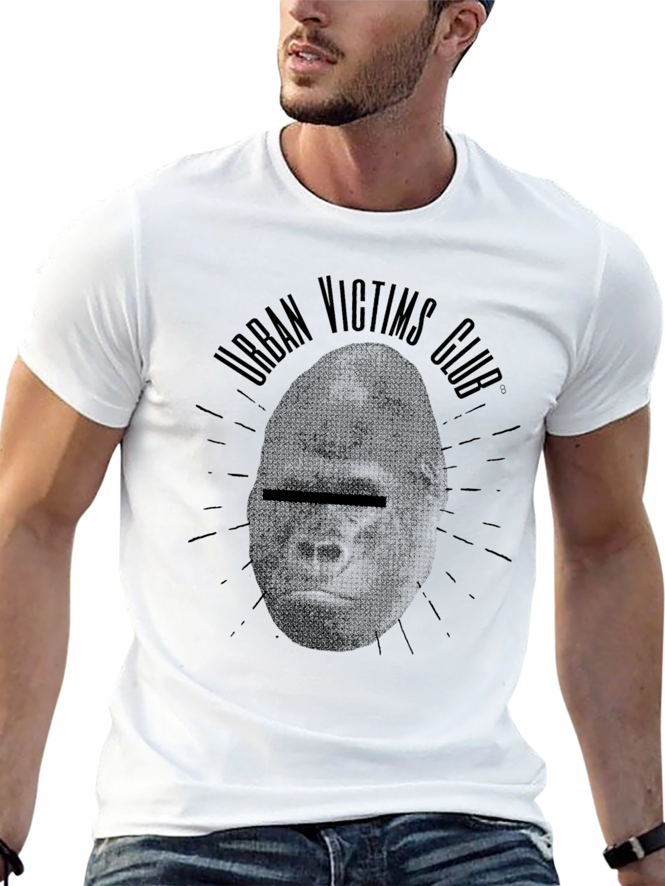 Urban Victims Club Black Graphic T-Shirt