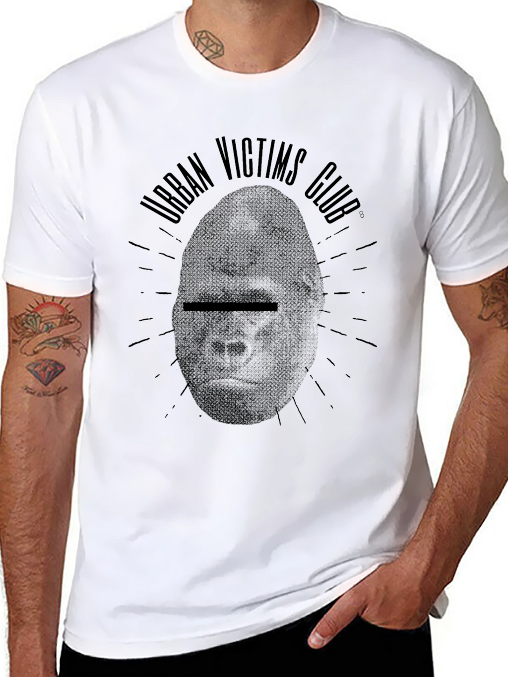 Urban Victims Club Black Graphic T-Shirt