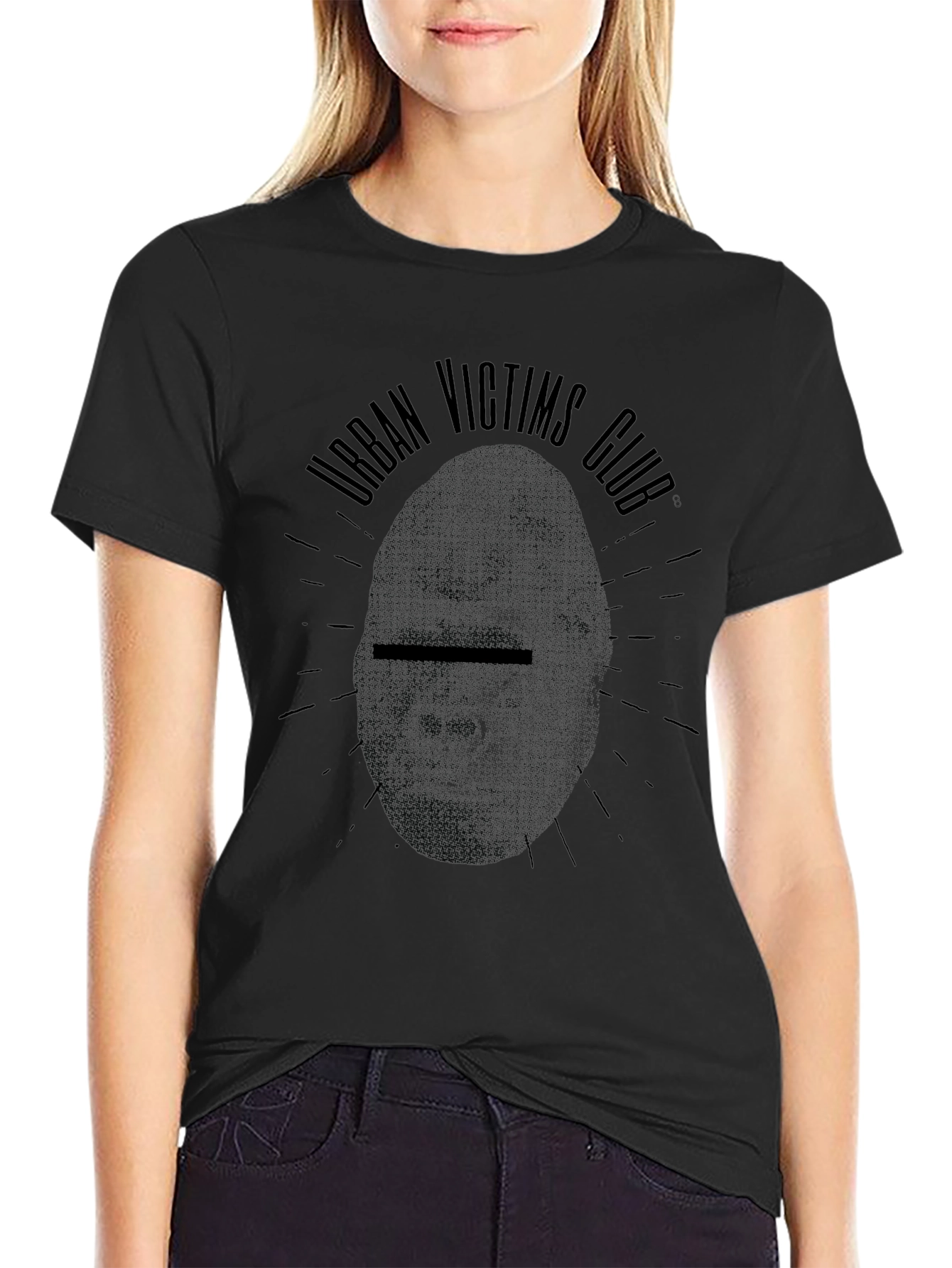 Urban Victims Club Black Graphic T-Shirt