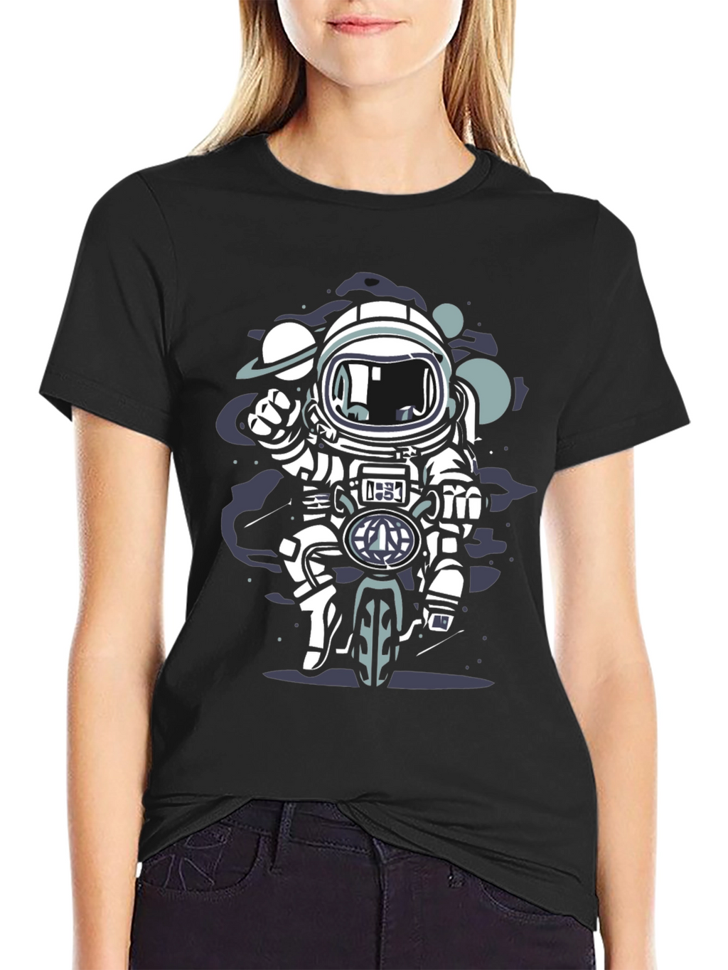 Astronaut Motorcycle T-Shirt