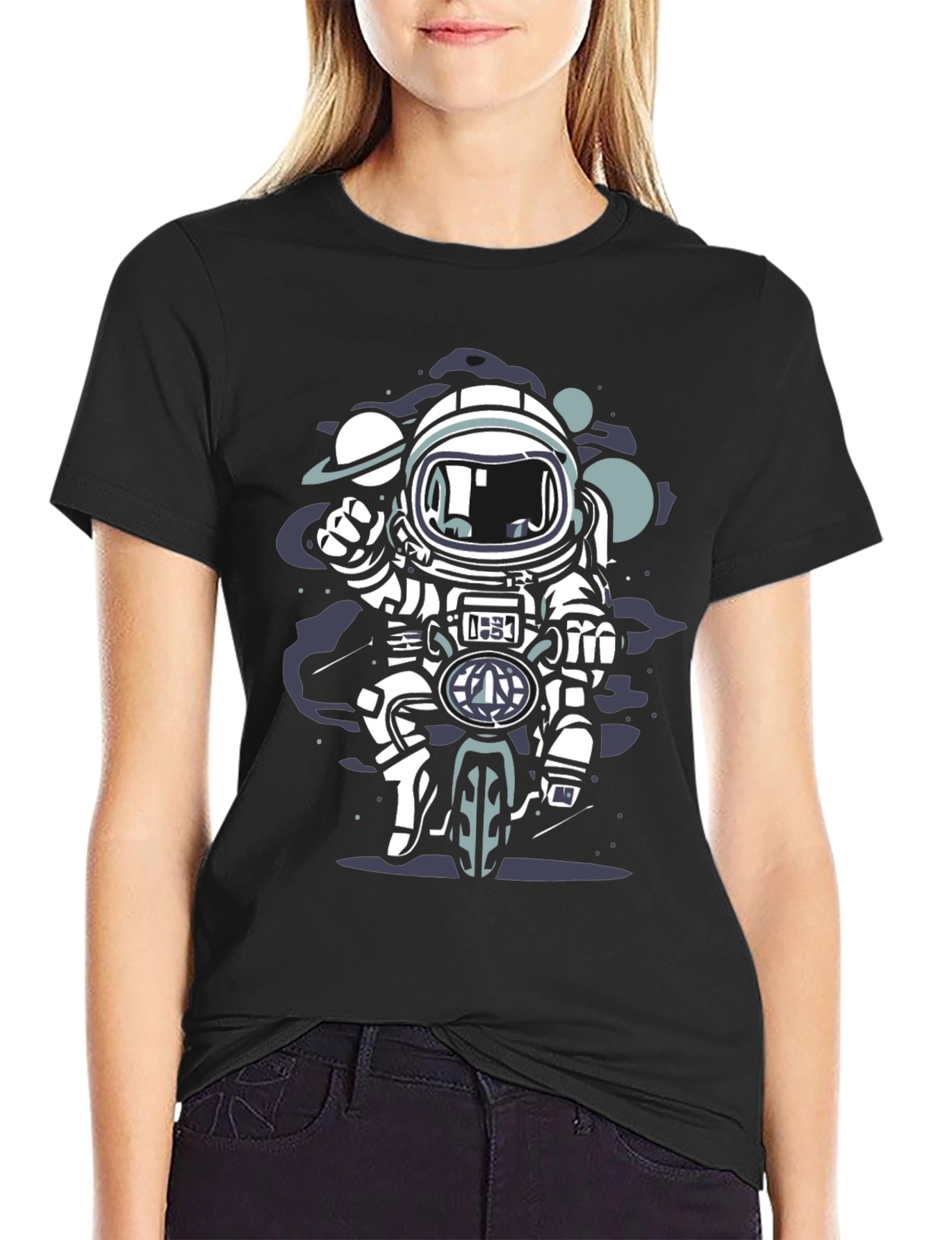 Astronaut Motorcycle T-Shirt