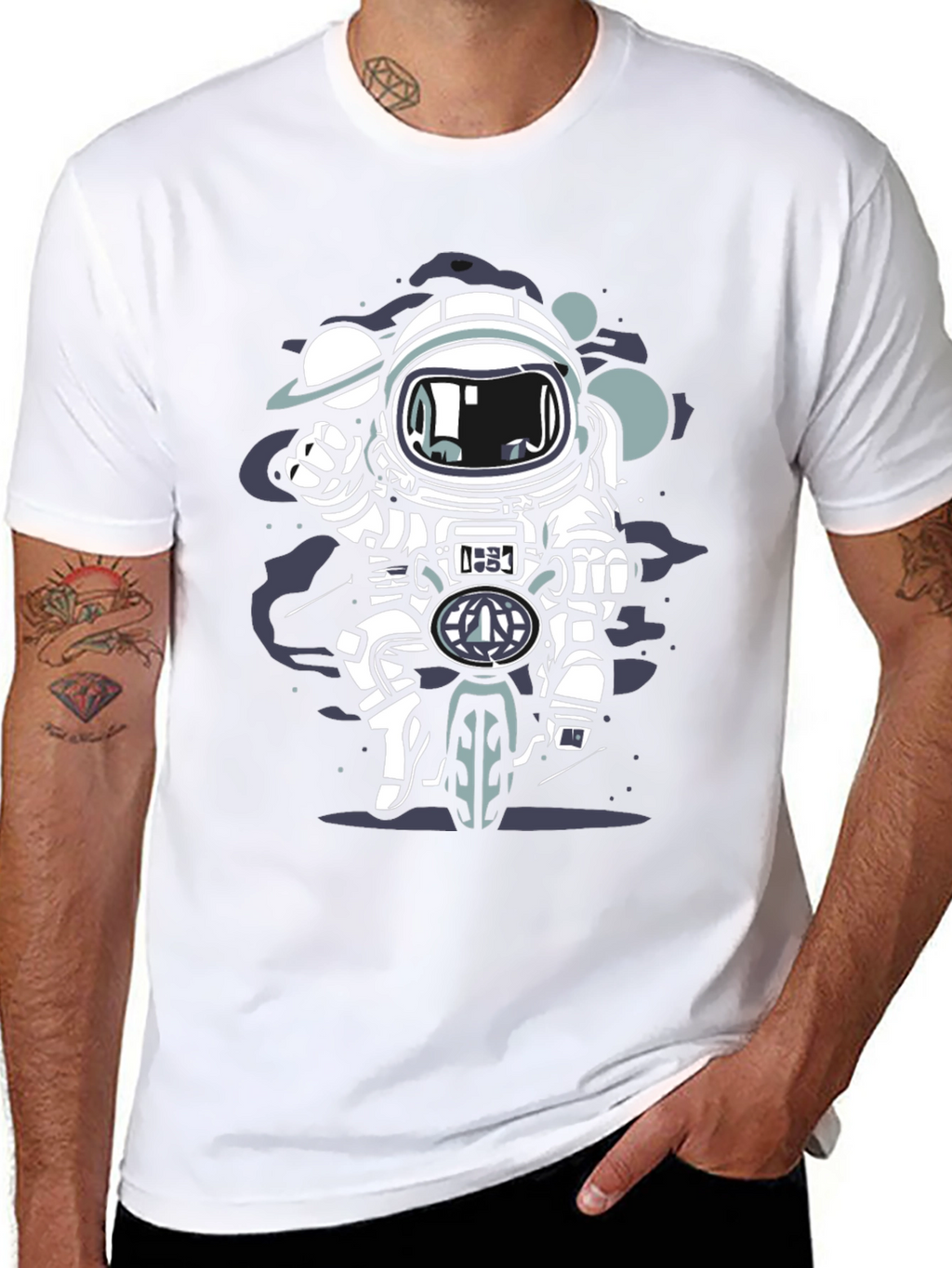 Astronaut Motorcycle T-Shirt