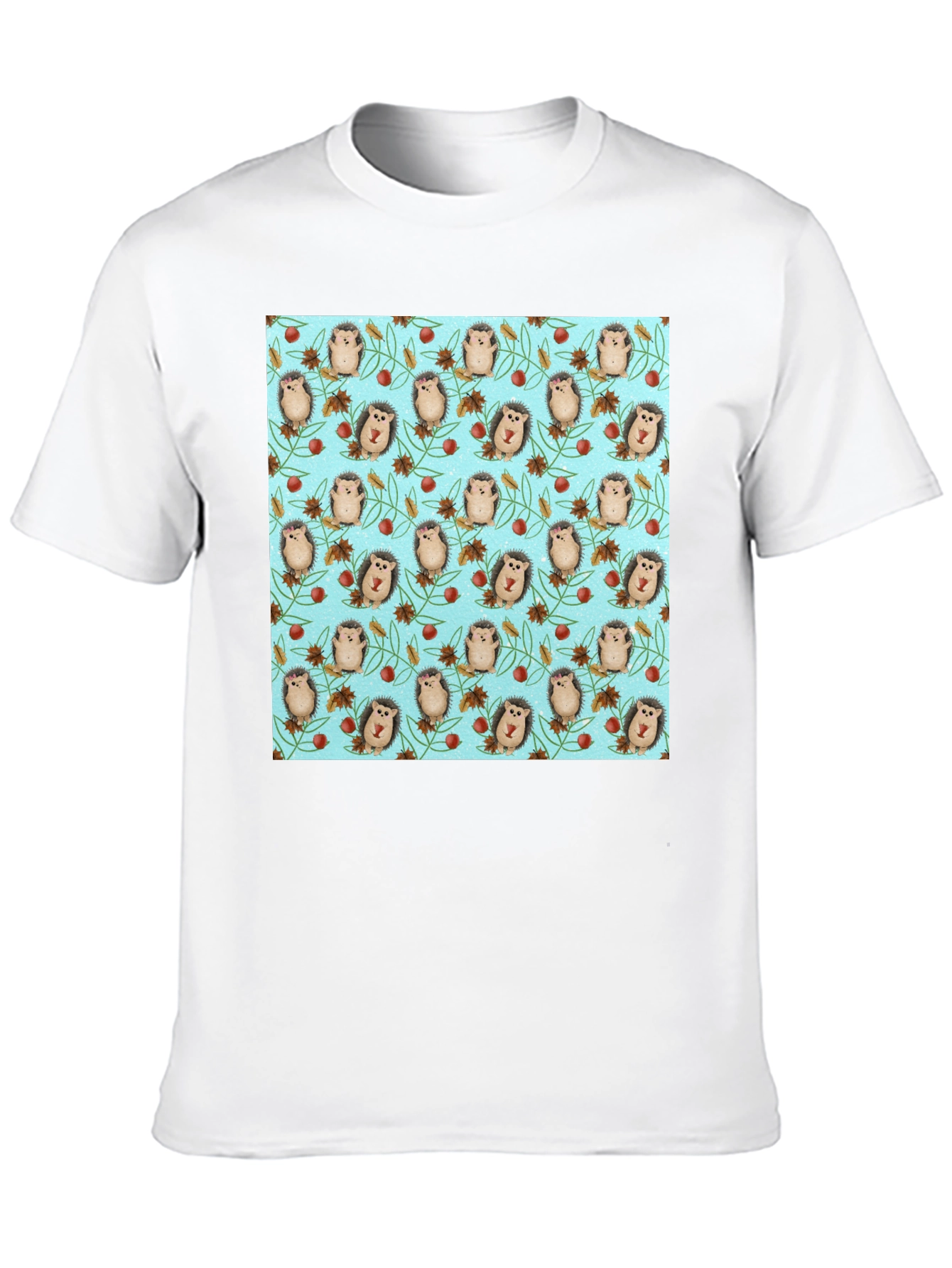 Hedgehog Pattern T-Shirt